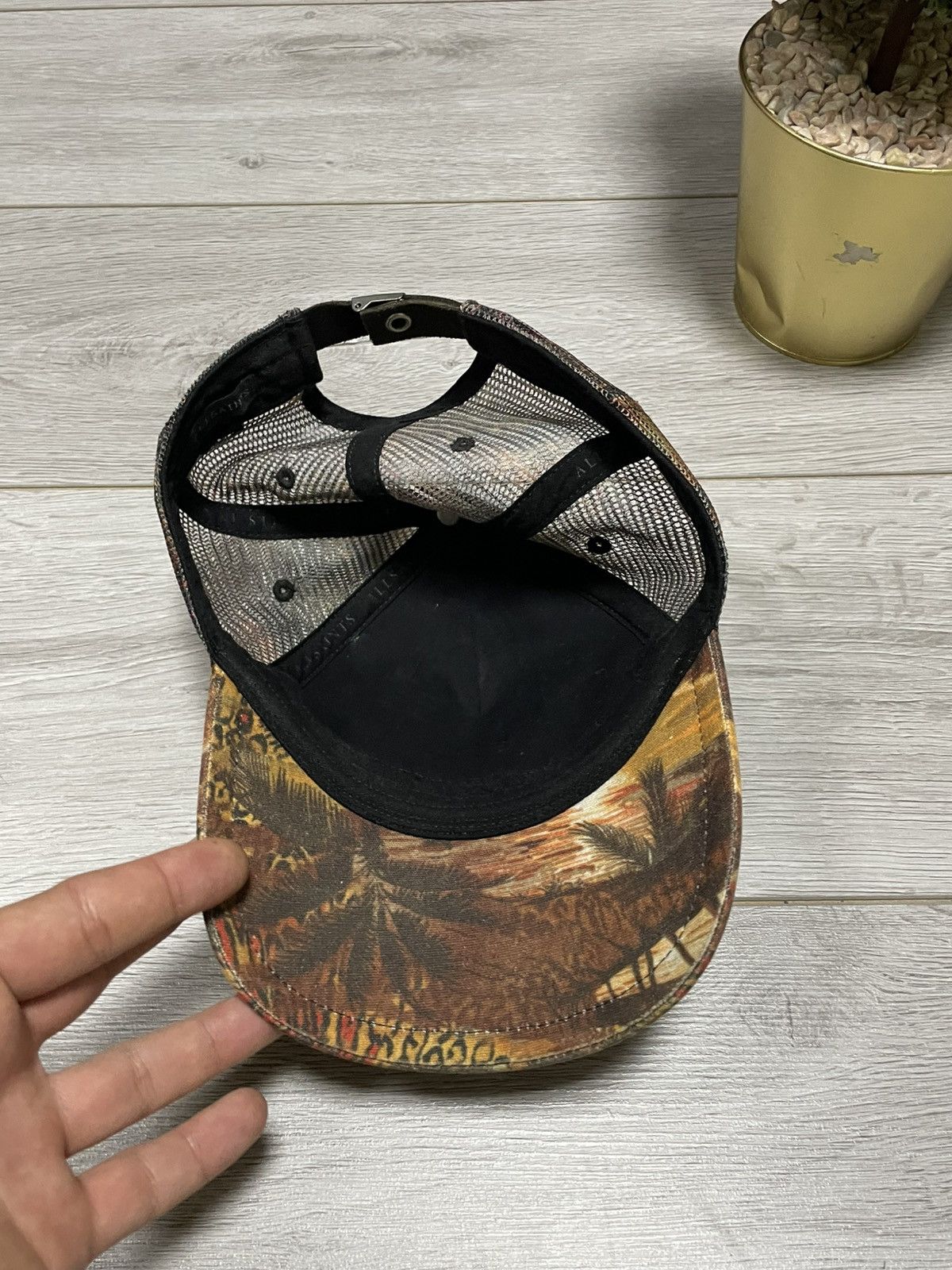 Allsaints Allsaints safari leopard trucker cap hat all over palms Size ONE SIZE - 9 Thumbnail