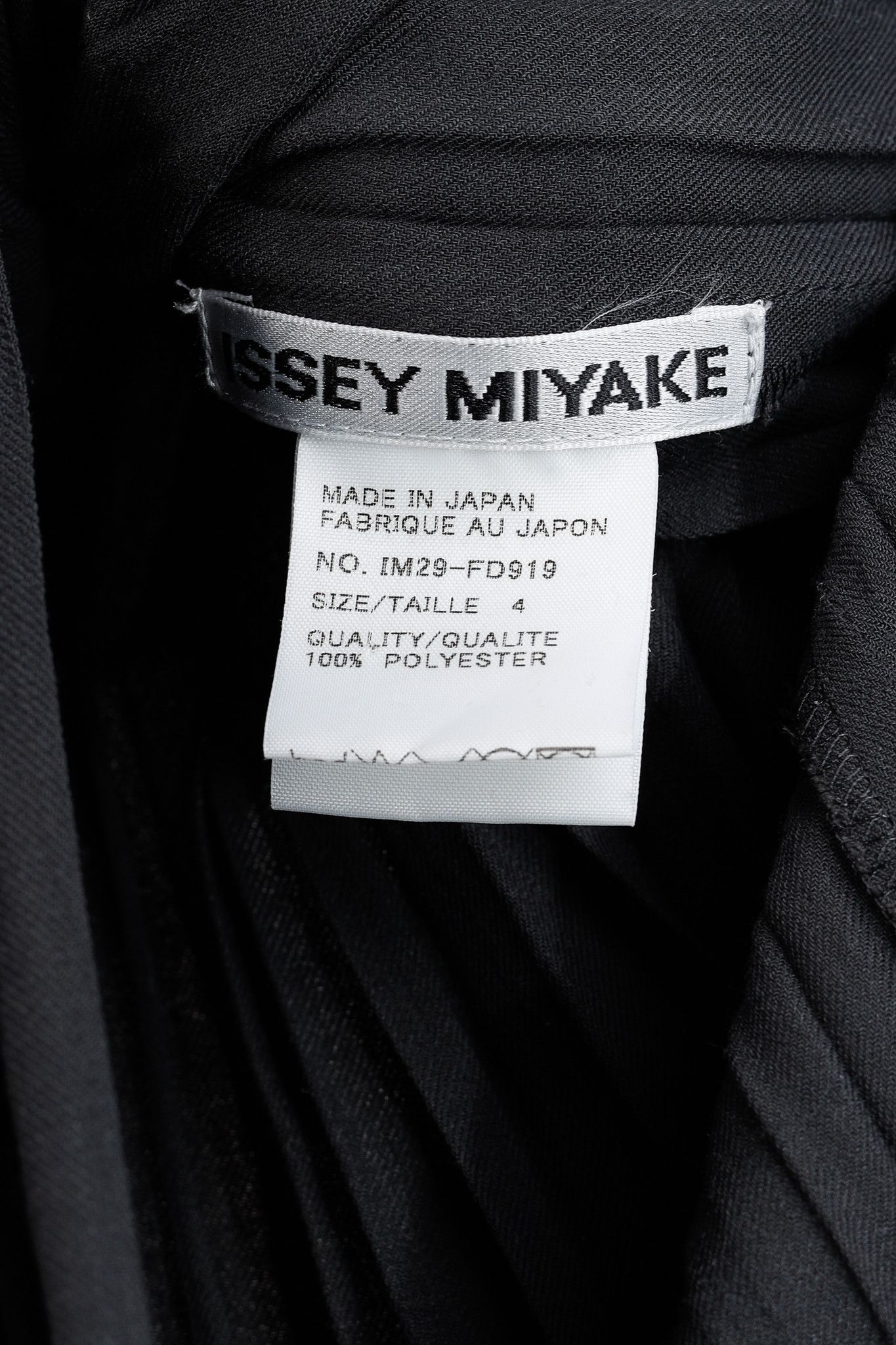 Issey Miyake Issey Miyake Archival Rare Pleated Scarf Button Duster Size L / US 10 / IT 46 - 8 Thumbnail