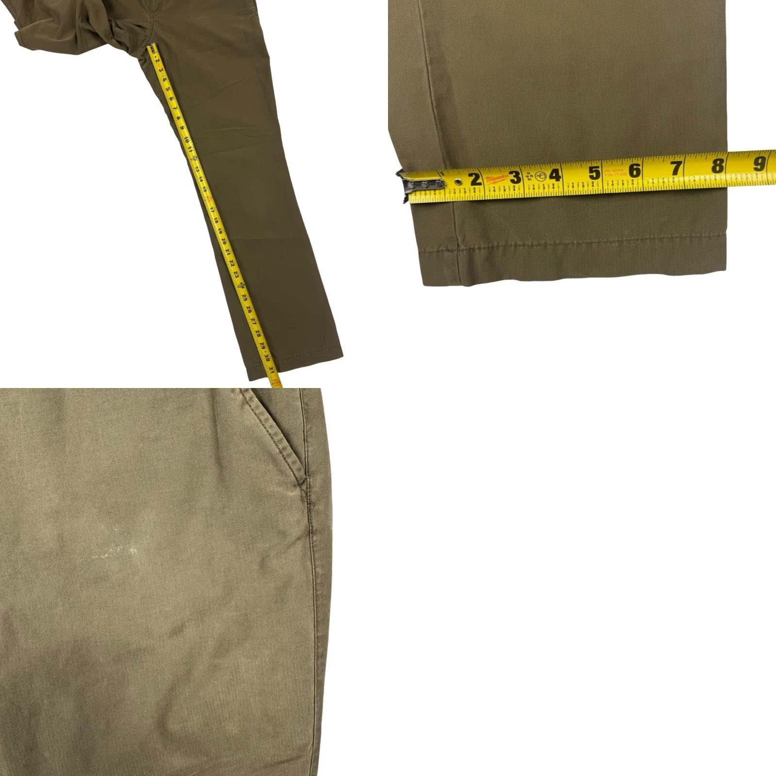Abercrombie & Fitch VINTAGE Abercrombie & Fitch Men's Chino Pants Brown 32x31 Pants Mens Brown cotton blend 90s style Size US 32 / EU 48 - 8 Thumbnail