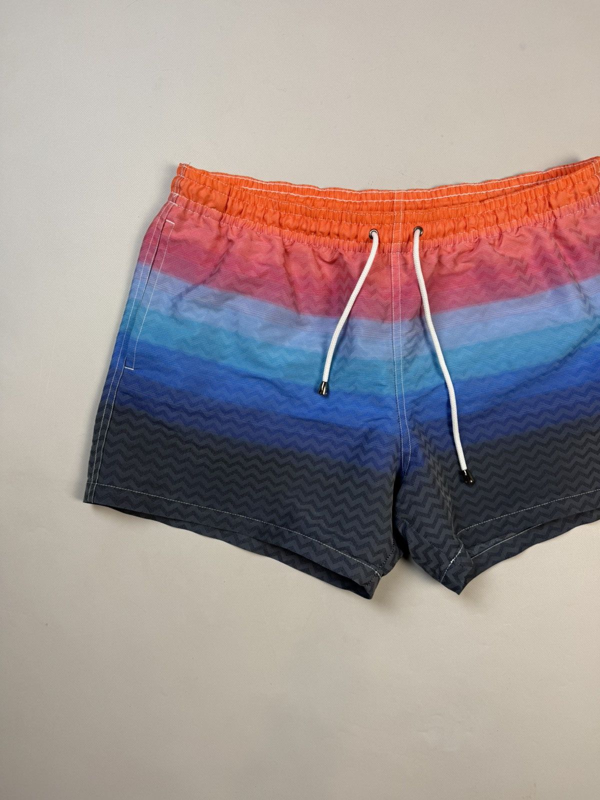 Missoni Missoni Mare Men’s Zig Zag Patterned Swimming Beach Shorts Size US 36 / EU 52 - 2 Thumbnail