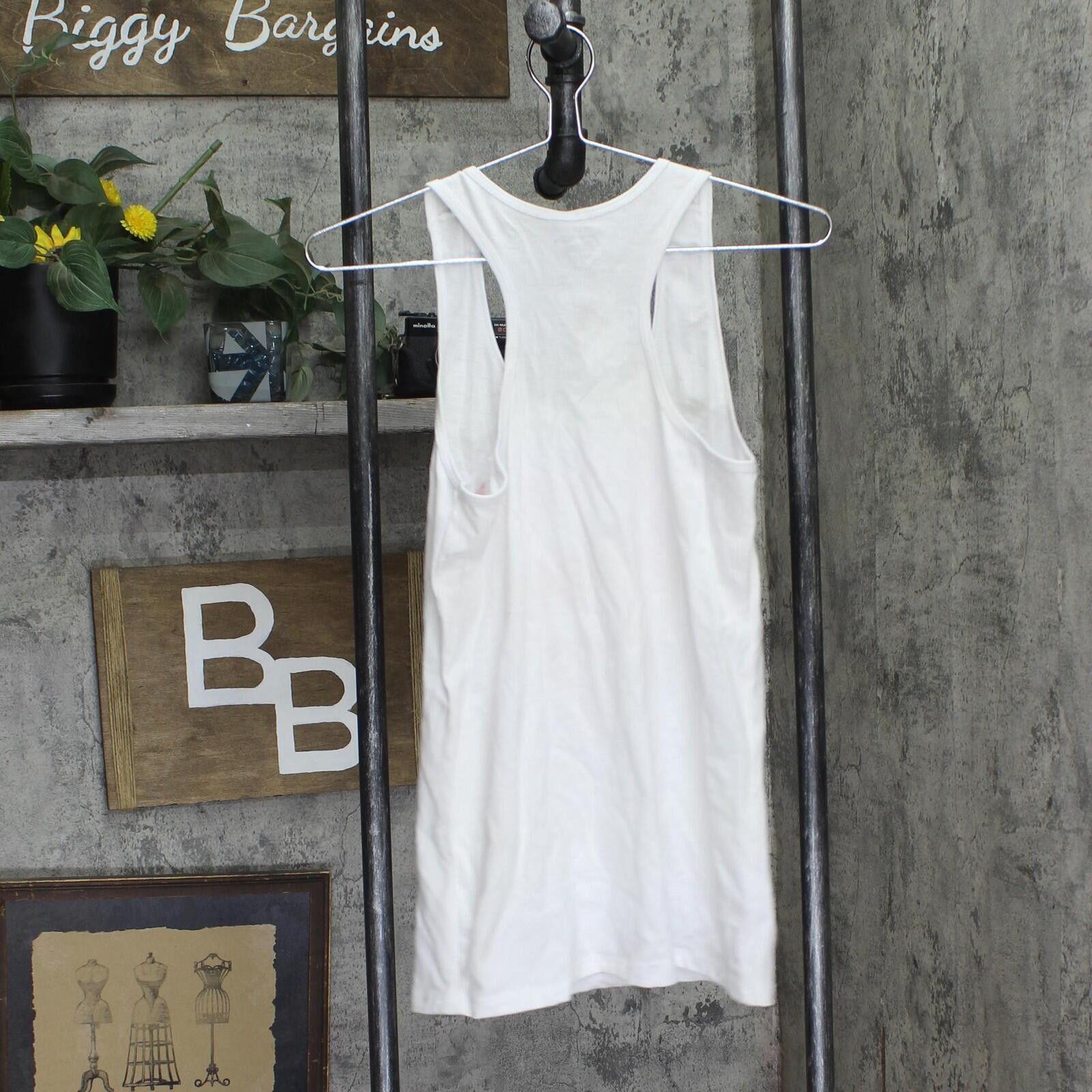 Ben Sherman Nwt Superman Juniors Logo Graphic Tank Top White M Size M / US 6-8 / IT 42-44 - 2 Thumbnail