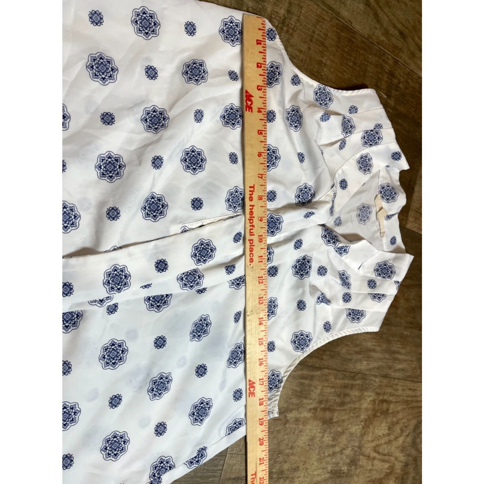 Vintage 41 Hawthorn Top White Button-Up Sleeveless Womens Medium M Size M / US 6-8 / IT 42-44 - 3 Thumbnail