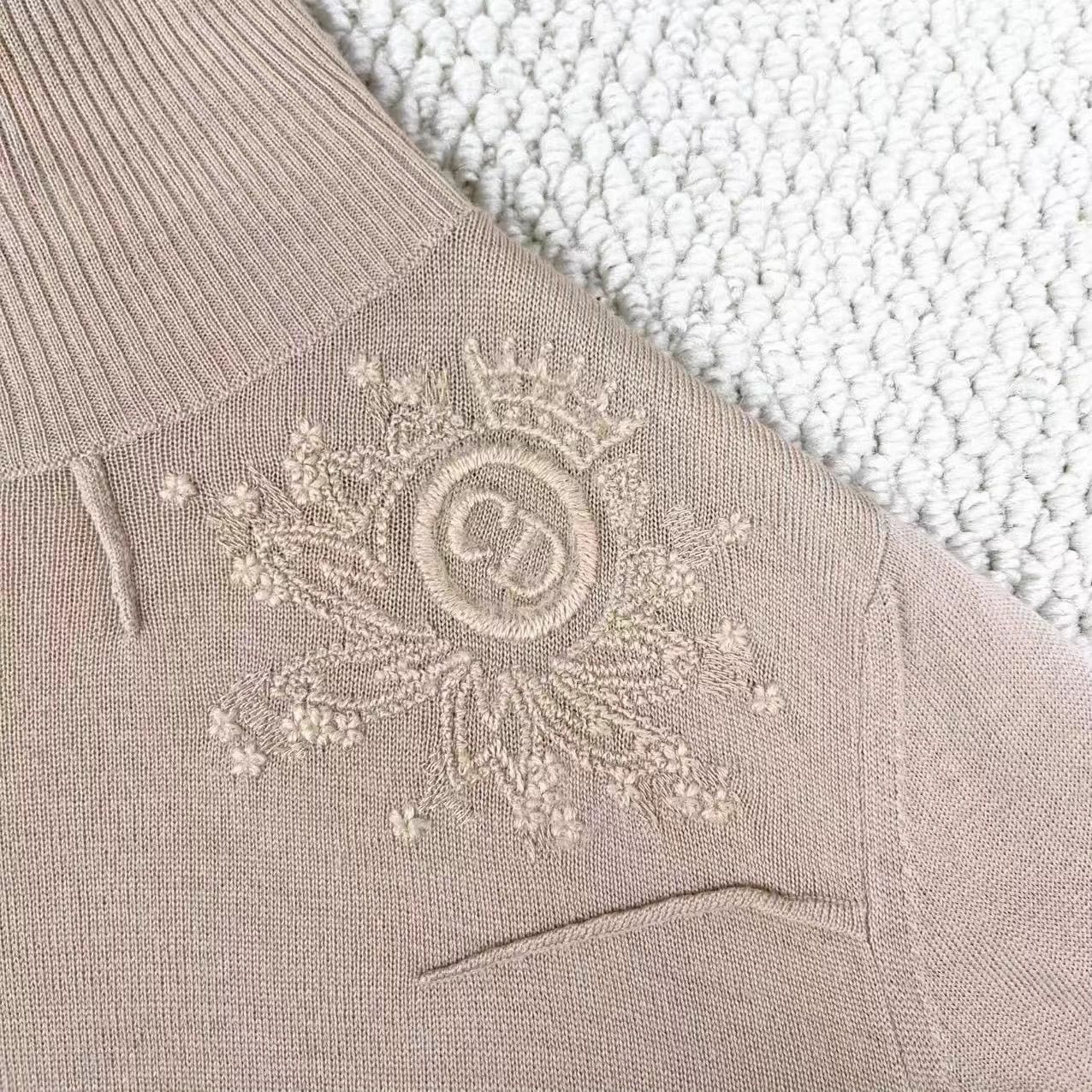 Dior Dior Runway Cashmere Embroidered CD Turtleneck Sweater 38 Size XL / US 12-14 / IT 48-50 - 4 Thumbnail