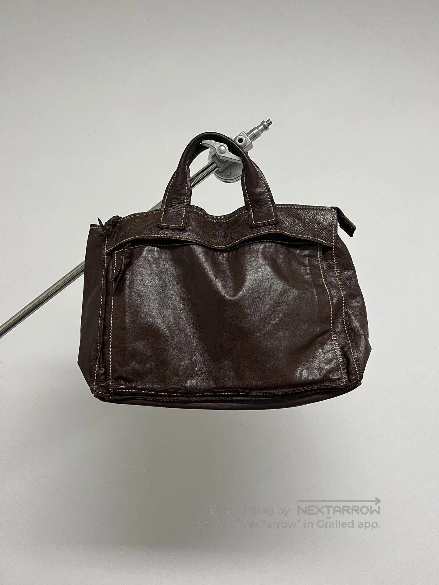 Miu Miu Miu Miu Brown Lambskin Handbag. Size ONE SIZE - 4 Thumbnail