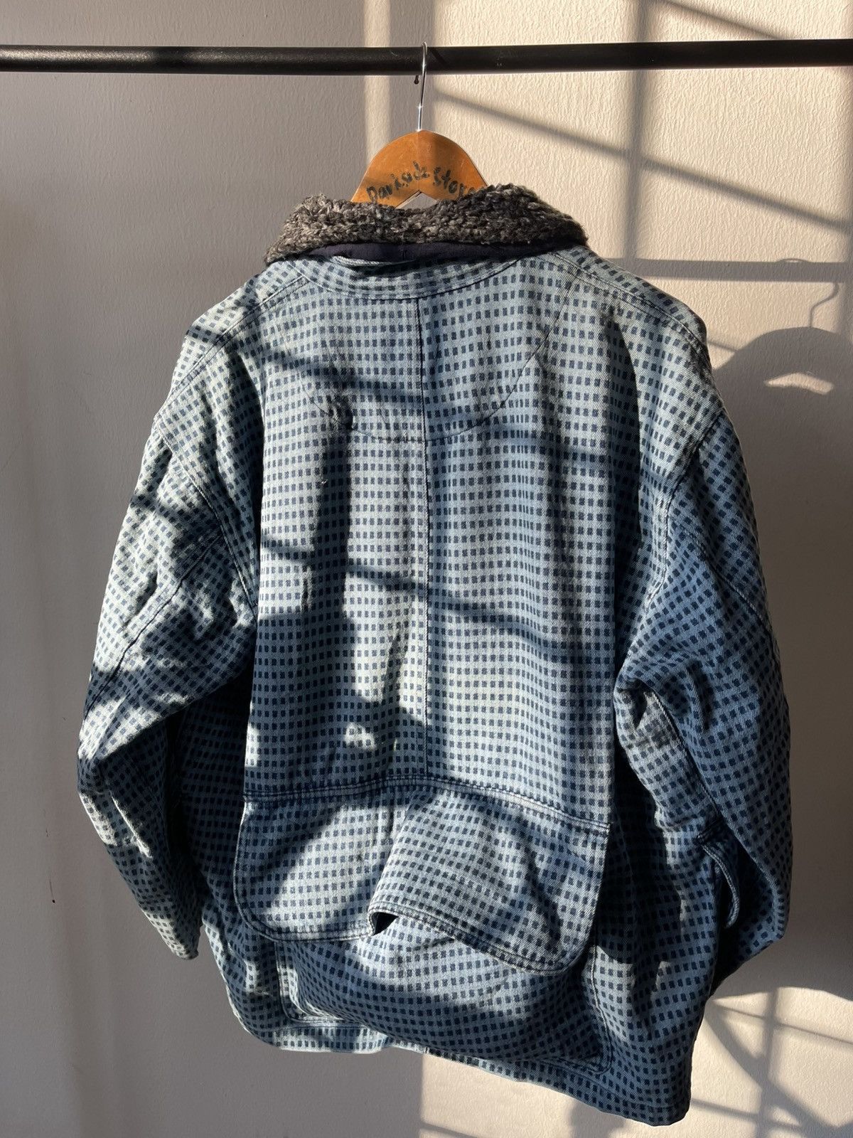 Issey Miyake 80s Rare Issey Miyake Back Pocket Indigo Blue Jacket #98 Size US XL / EU 56 / 4 - 6 Thumbnail