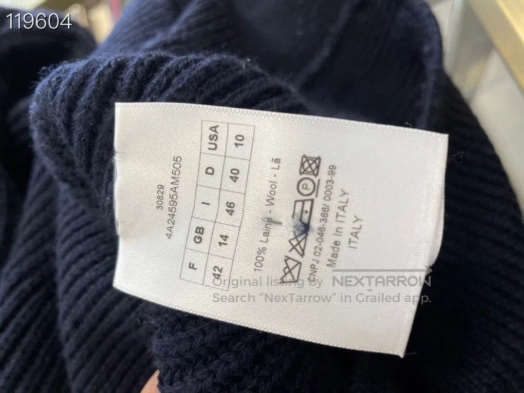 Dior Dior Irregular Back Knit Sweater. Size M / US 6-8 / IT 42-44 - 4 Thumbnail