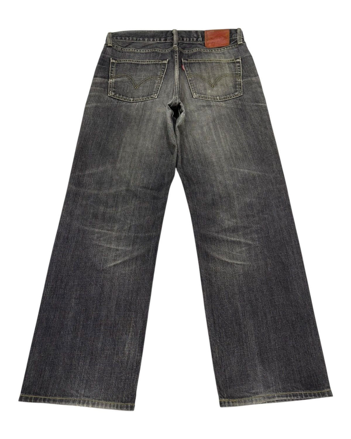 Levi's Vintage Clothing Vintage Levis 502 Rusty Black Baggy Jeans Distressed Denim Size US 34 / EU 50 - 2 Thumbnail