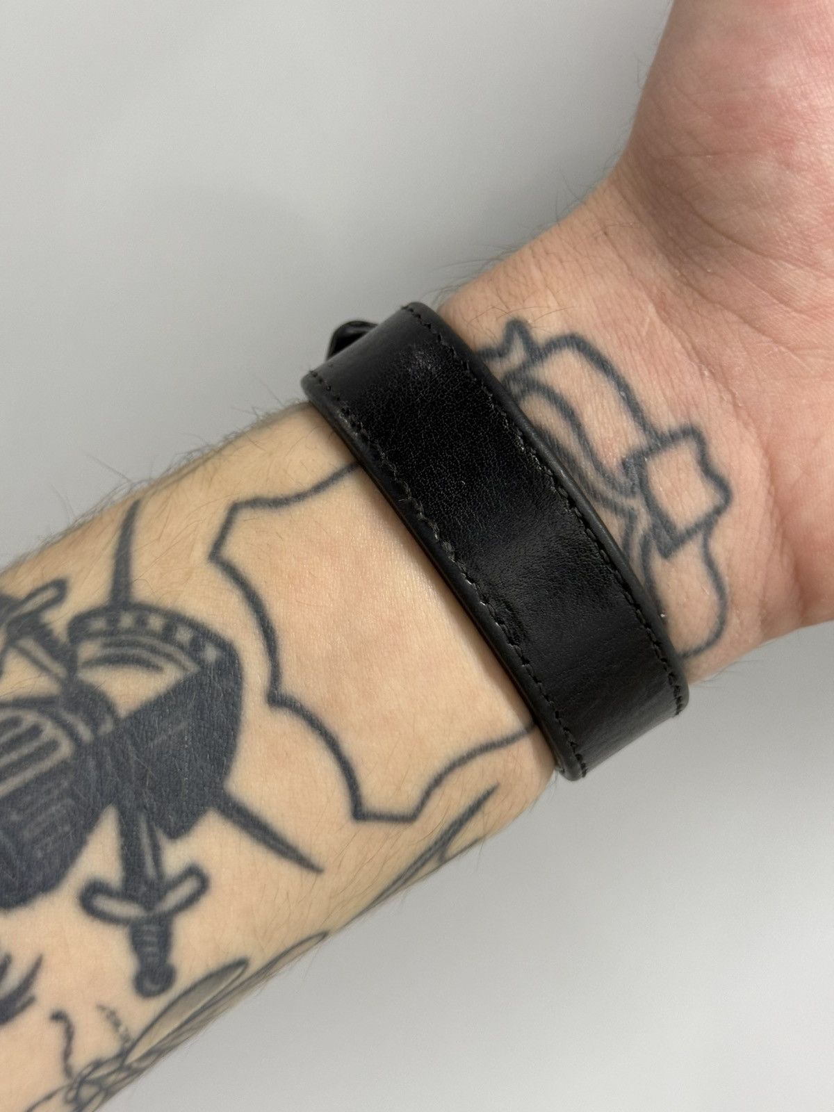 Chrome Hearts Chrome Hearts Adjustable Leather Silver Snap Bracelet Size ONE SIZE - 7 Thumbnail