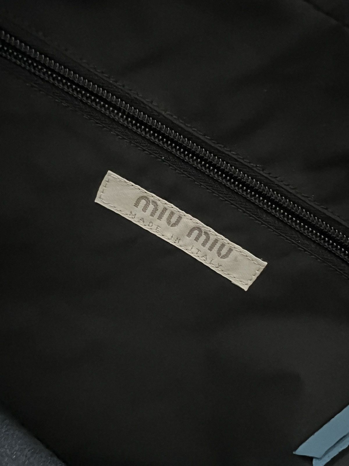 Miu Miu × Prada Miu Miu 1999 crossbody harness bag blue leather Size ONE SIZE - 4 Thumbnail
