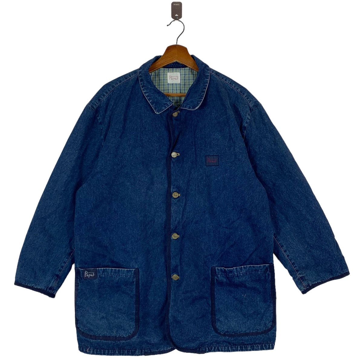 image of Vintage Papas Chore Jacket Blue, Men's (Size Medium)