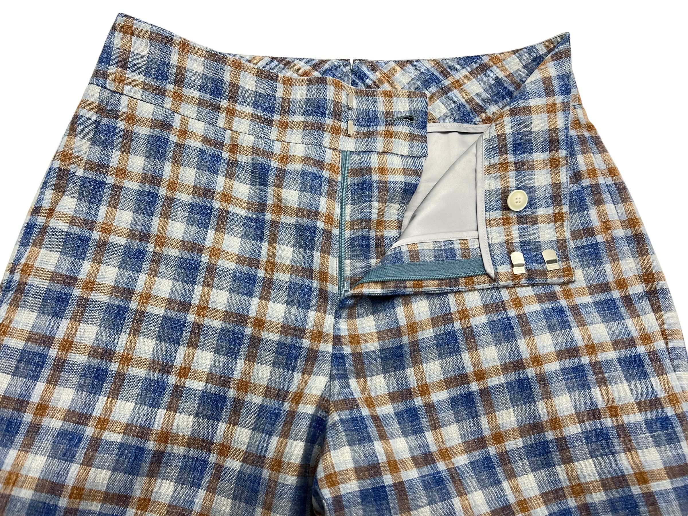 Other Lane Wool Silk Linen Trousers EU:36S; UK:10S; US:6 - W28 L26 Size 28" / US 6 / IT 42 - 5 Thumbnail