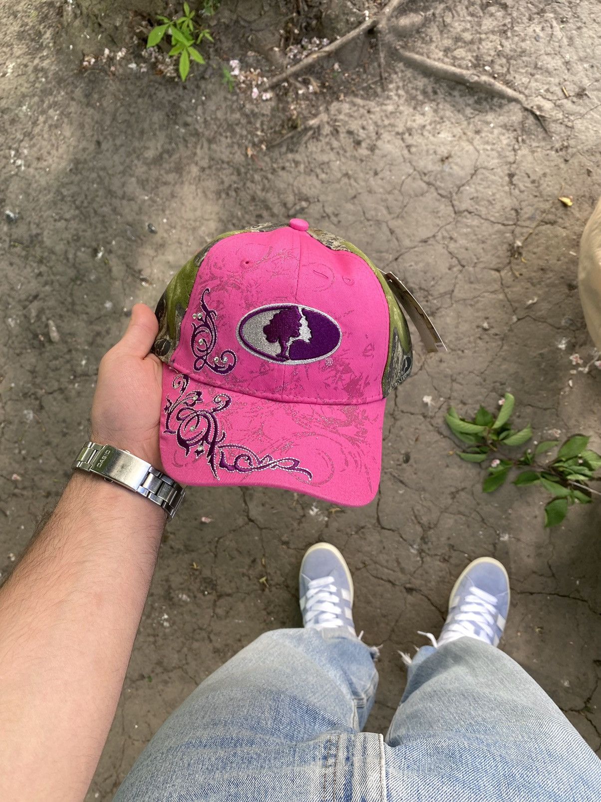NASCAR × Realtree NASCAR Realtree Distressed Y2K Racing Hat Cap Size ONE SIZE - 2 Thumbnail