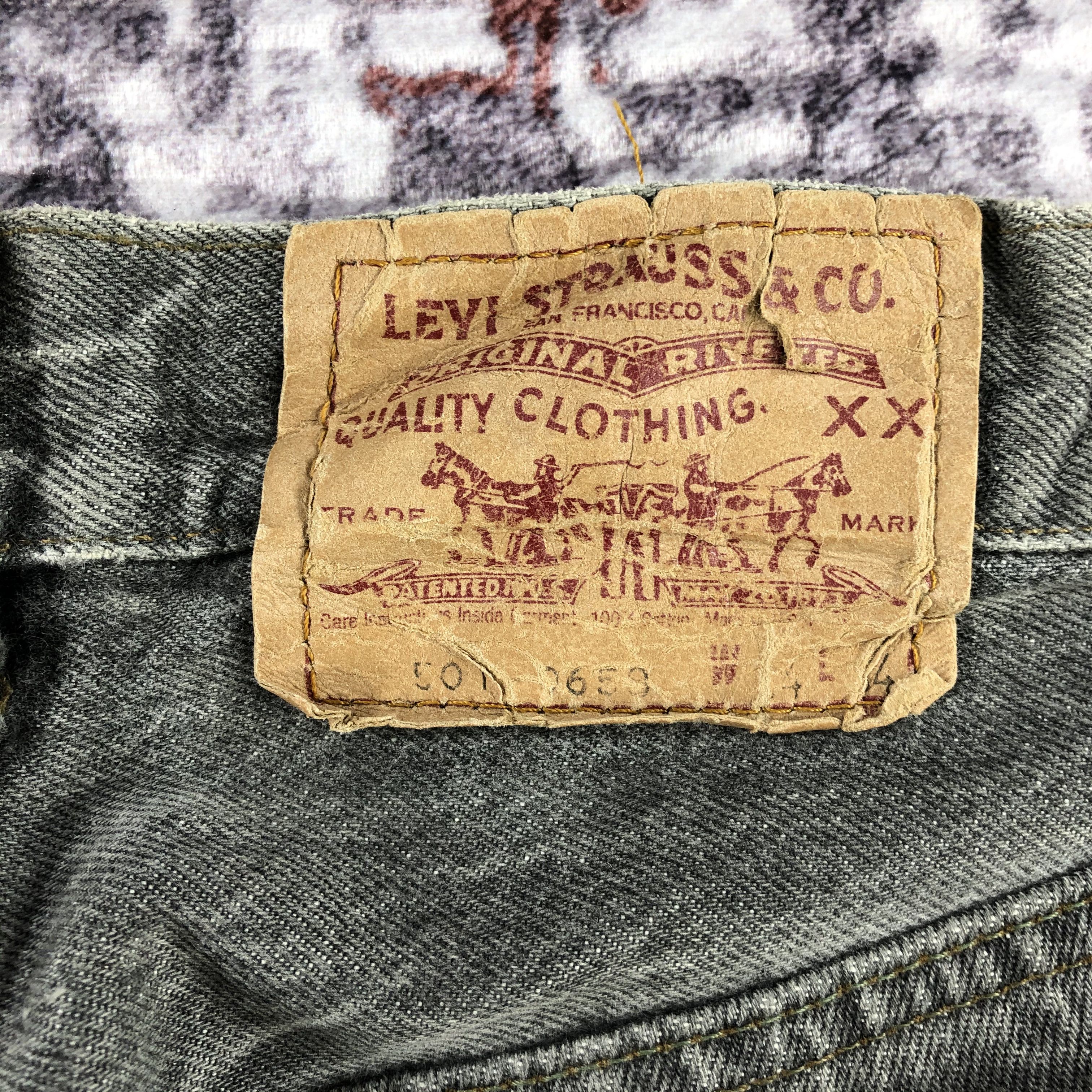 Levi's 90s Vintage Faded Black Levis 501 Jeans-JM2092 Size US 33 - 5 Thumbnail