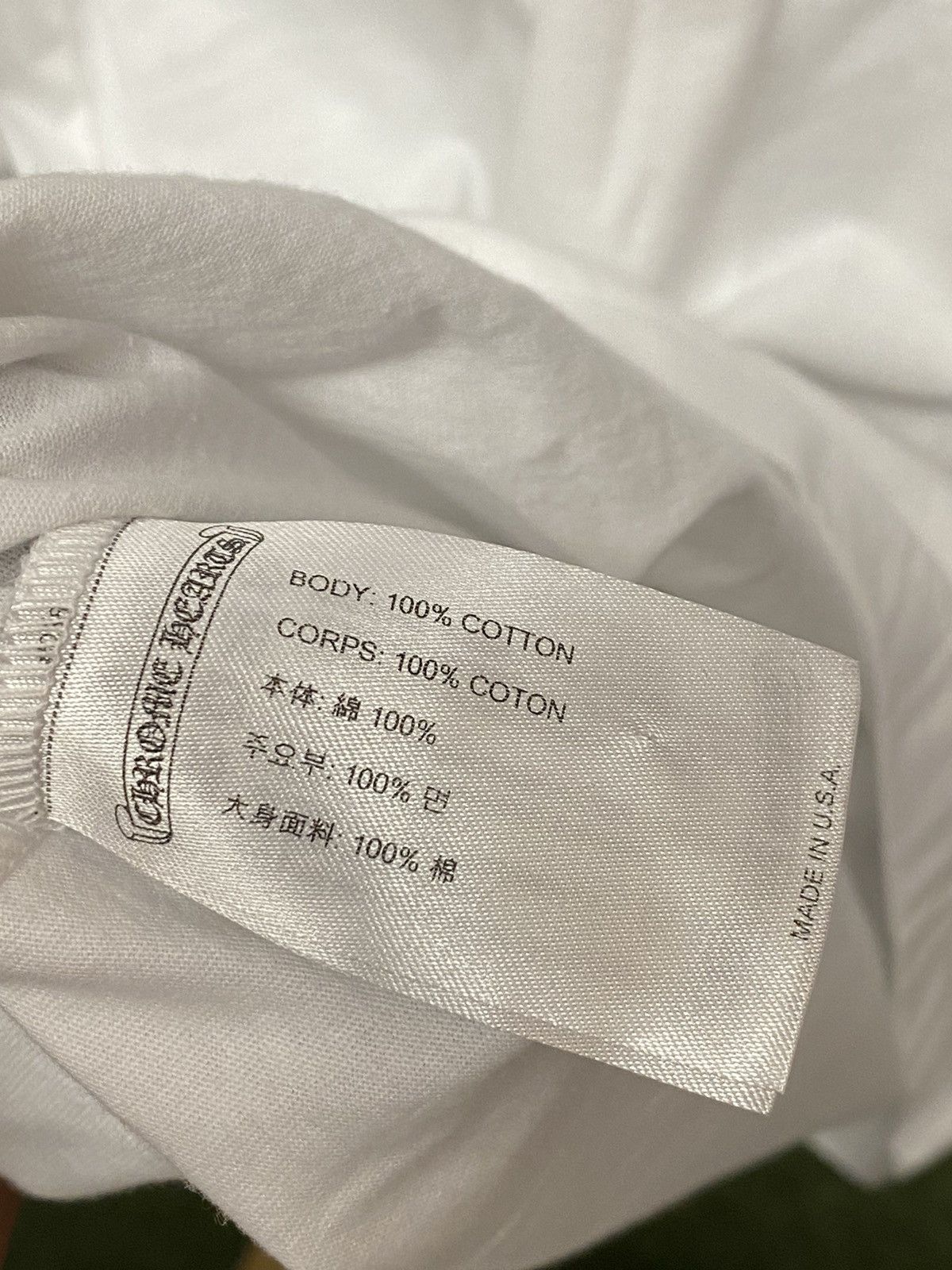 Chrome Hearts Chrome Hearts Script Neck Logo Triple White Longsleeve Size US L / EU 52-54 / 3 - 8 Thumbnail