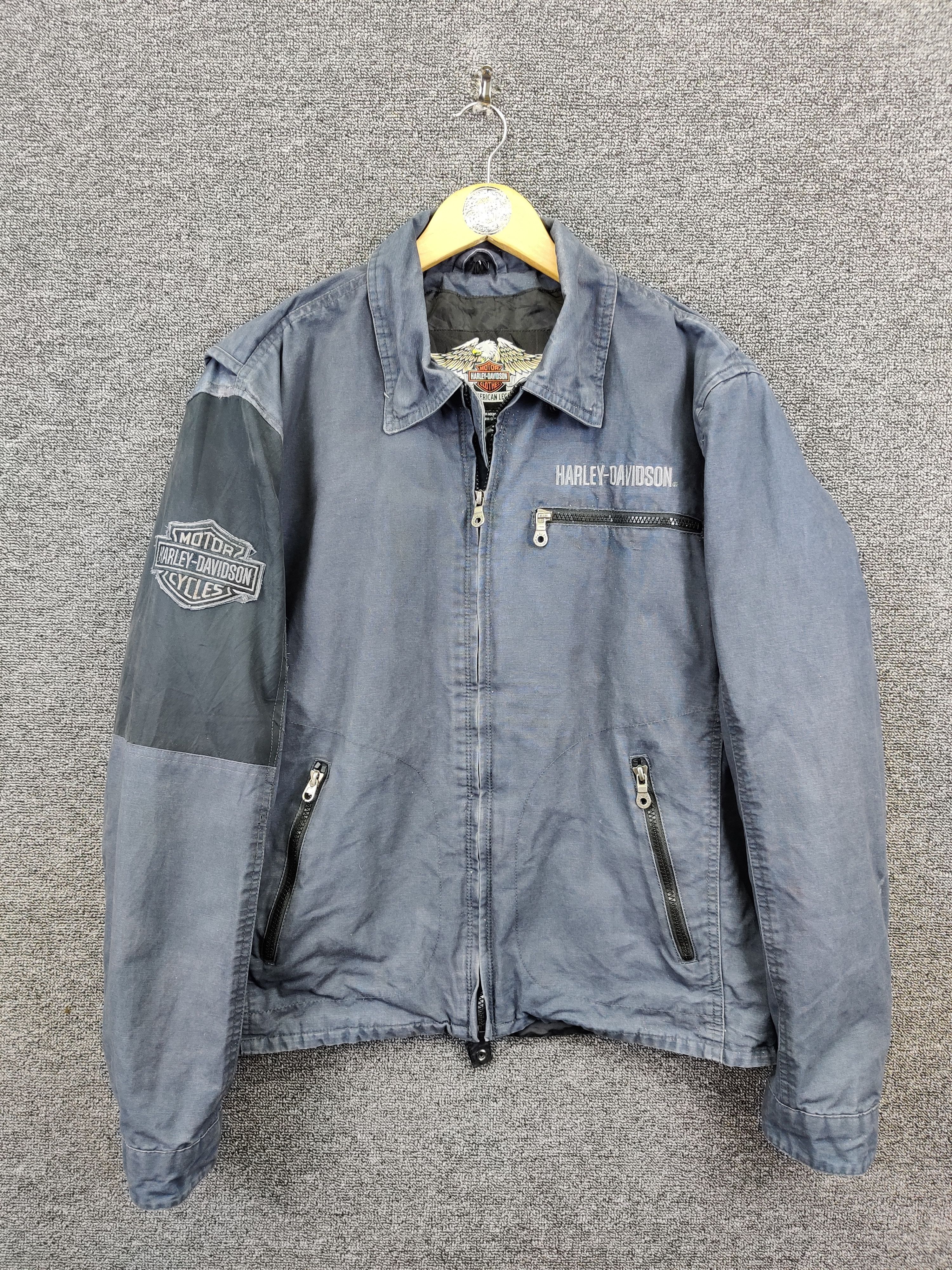 Harley Davidson Vintage Harley Davidson Embroidery Motorcycle Jacket Size US M / EU 48-50 / 2 - 5 Thumbnail
