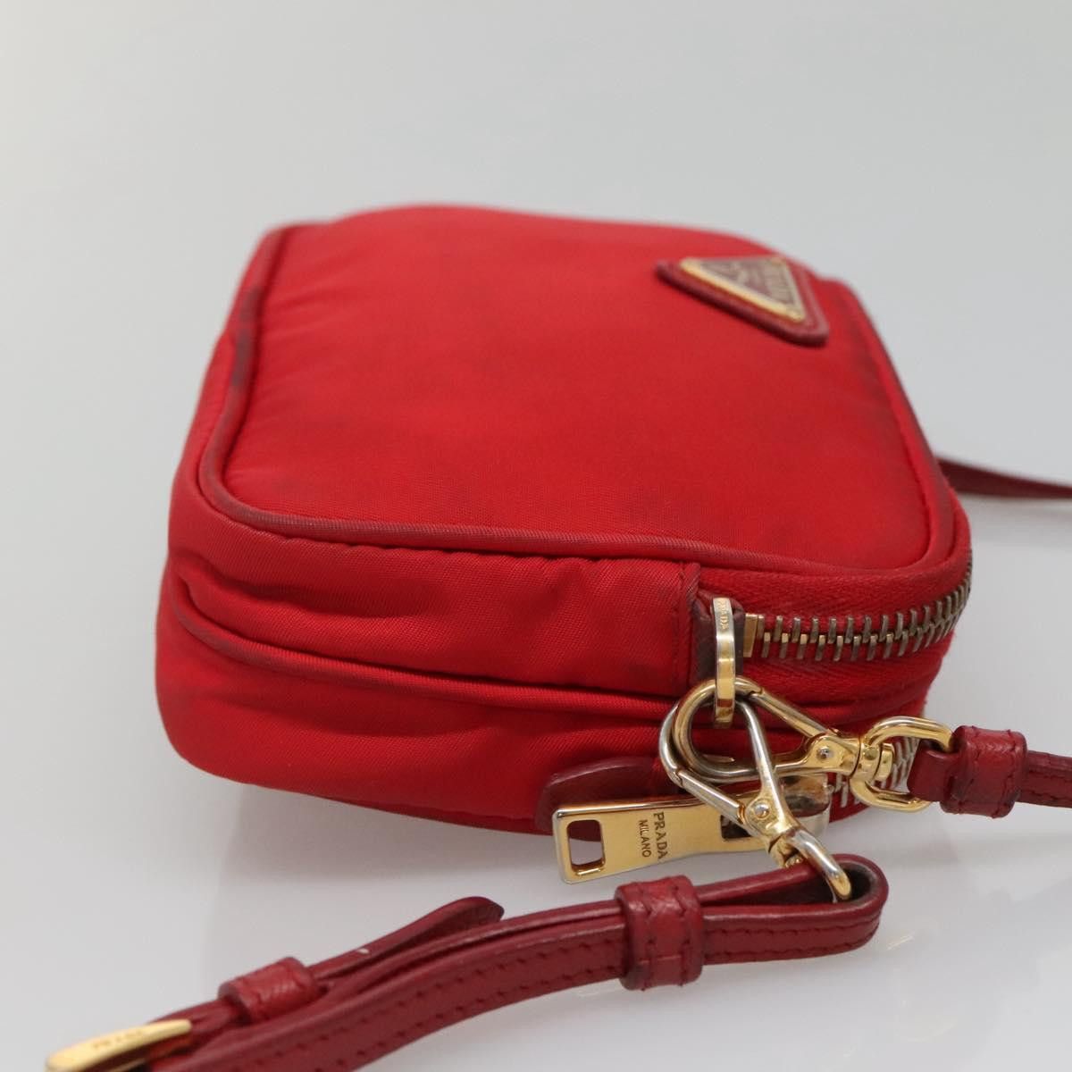 Prada PRADA Shoulder Bag Nylon Red Gold Size ONE SIZE - 5 Thumbnail