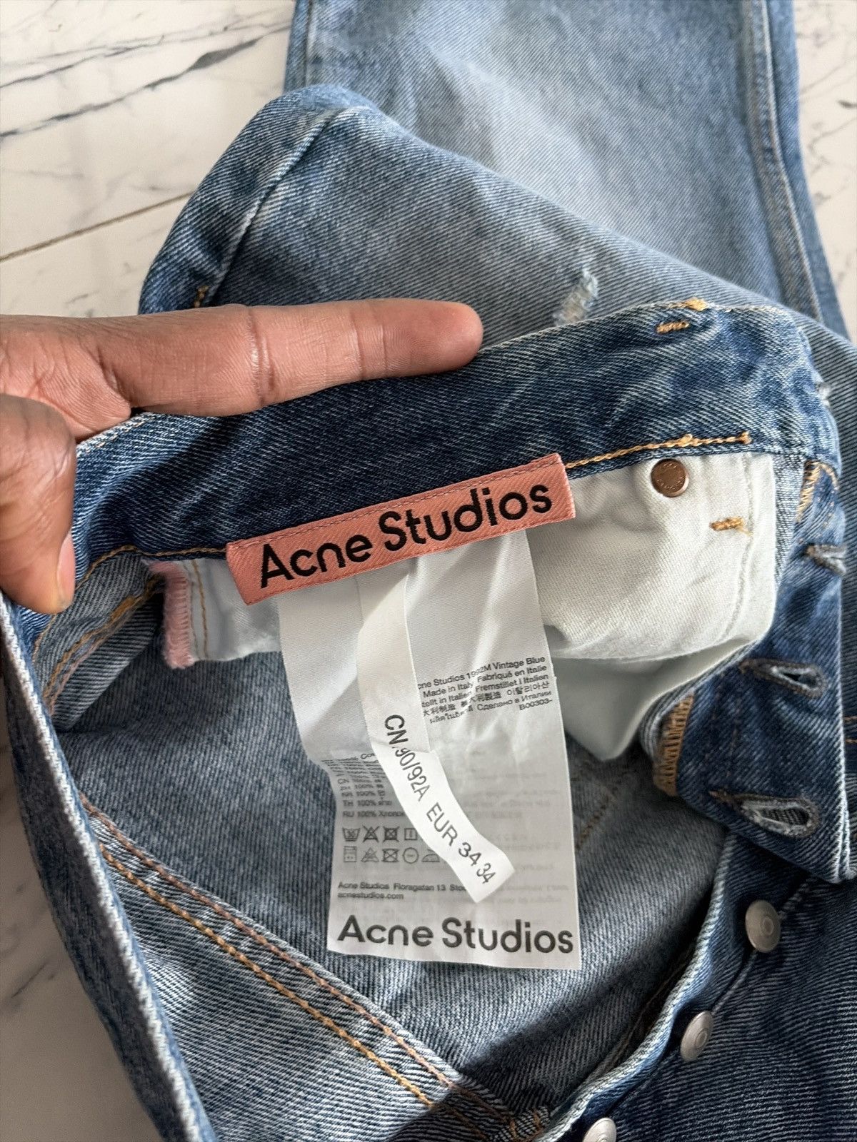 Acne Studios Acne Studios 1992M Vintage Blue Size US 34 / EU 50 - 11 Thumbnail
