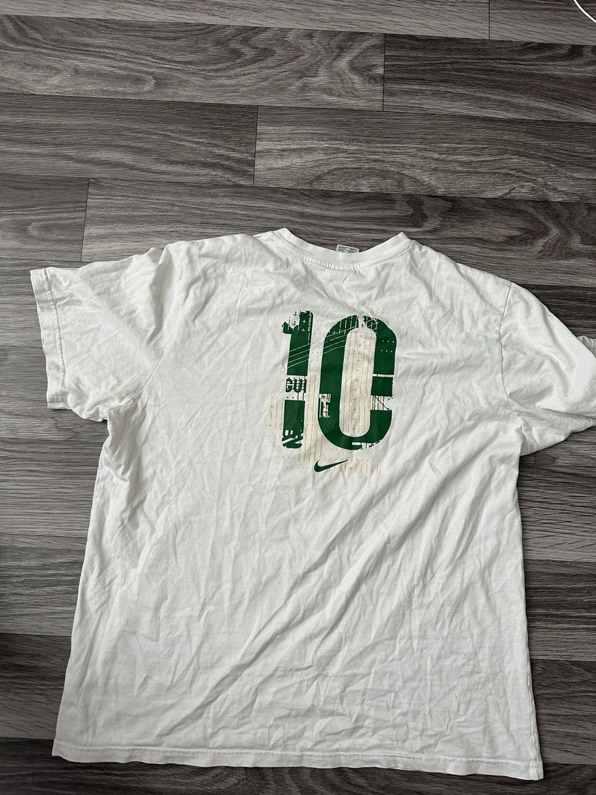Nike Nike Vintage 90s Brazil Big Logo Neymar T shirt hype Size US XL / EU 56 / 4 - 2 Thumbnail