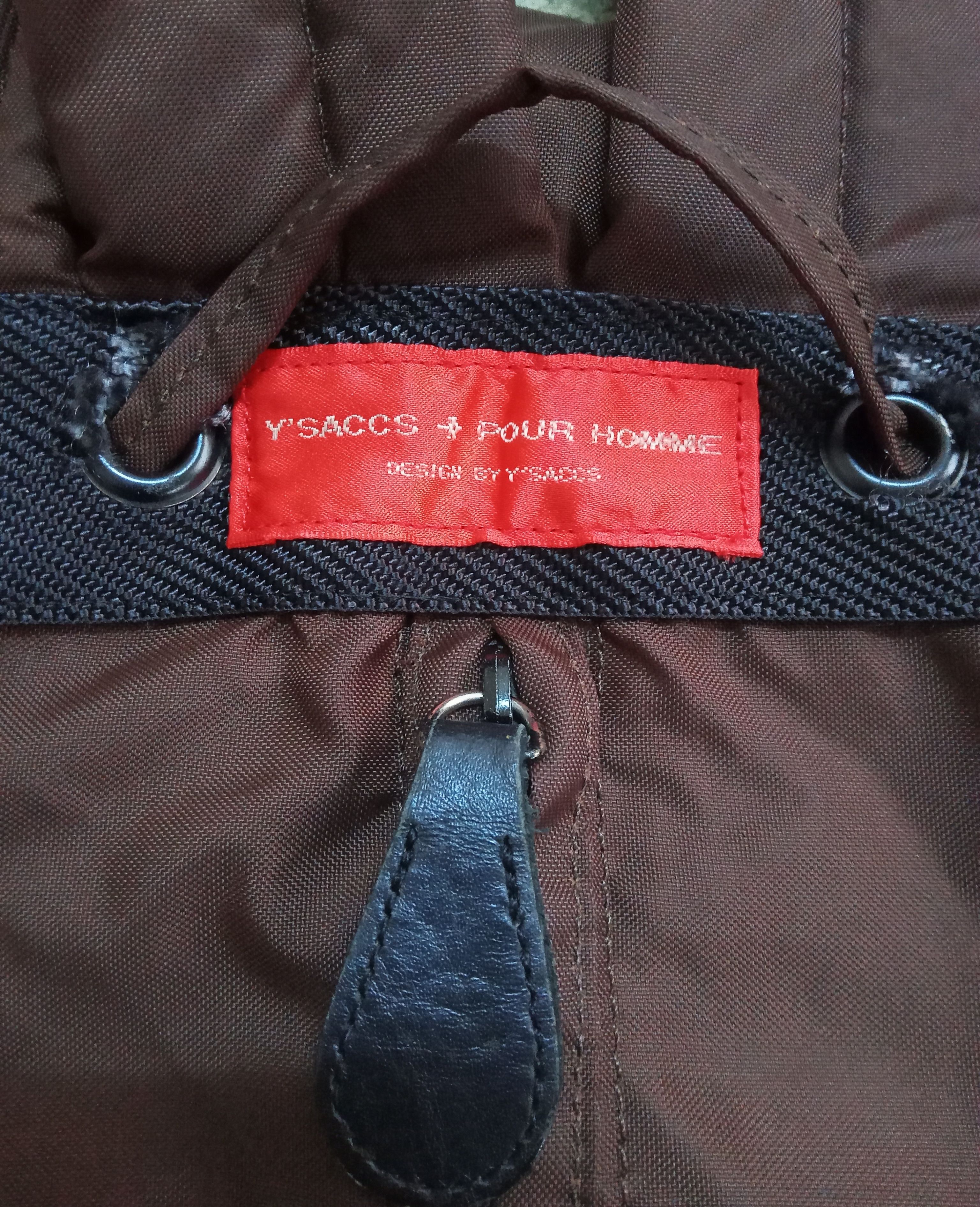 Designer × Yohji Yamamoto Vintage Y'saccs Pour Homme Bag pack Size ONE SIZE - 2 Thumbnail