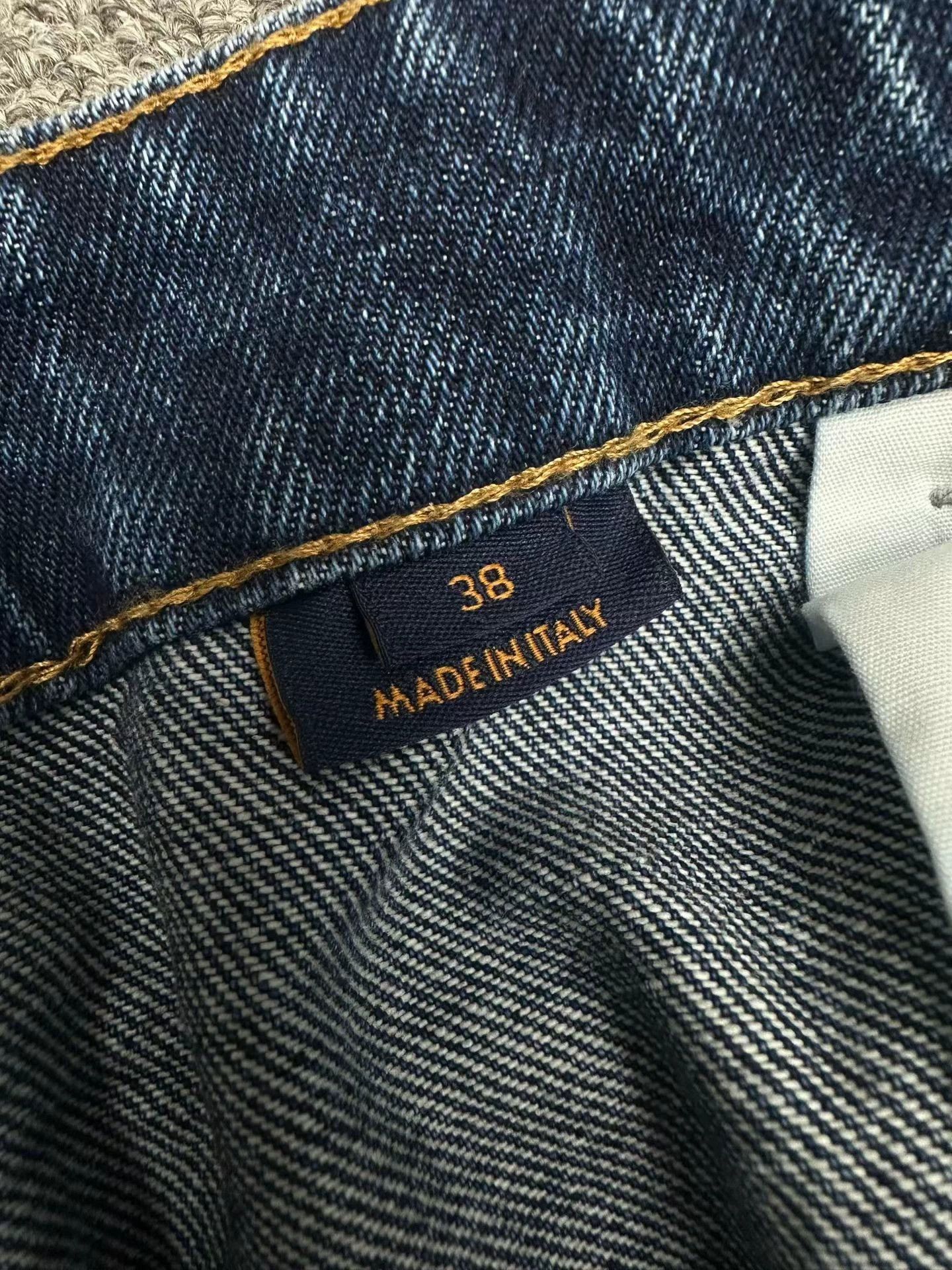 Louis Vuitton LV 26SS latest monogram all-over print logging jeans, Size 26" / US 2 / IT 38 - 5 Thumbnail