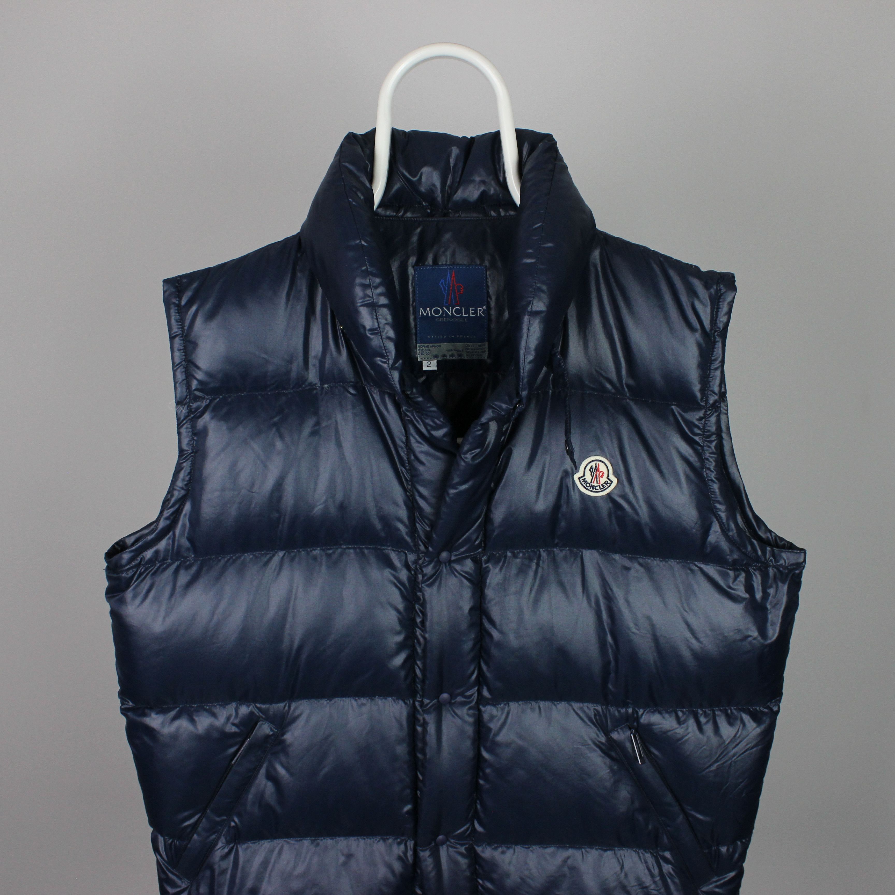 Moncler moncler grenoble vest down nylon M blue mens Size US M / EU 48-50 / 2 - 11 Thumbnail