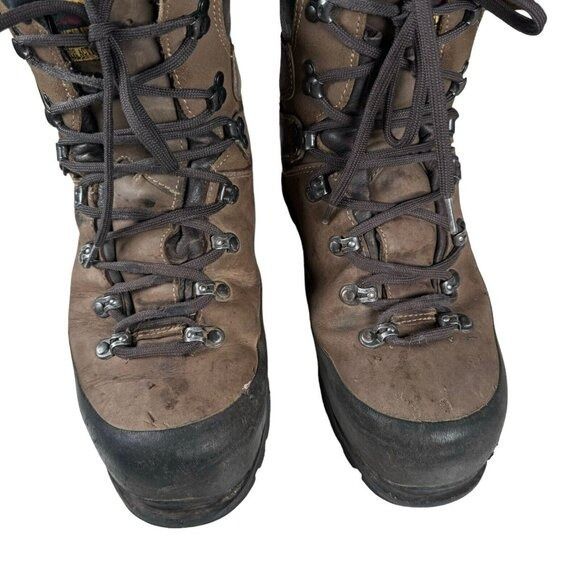 Vintage 7″ Meindl Steel Toe GTX San Ramon Ground Boots Men's Sz US 1 Size US 10.5 / EU 43-44 - 3 Thumbnail