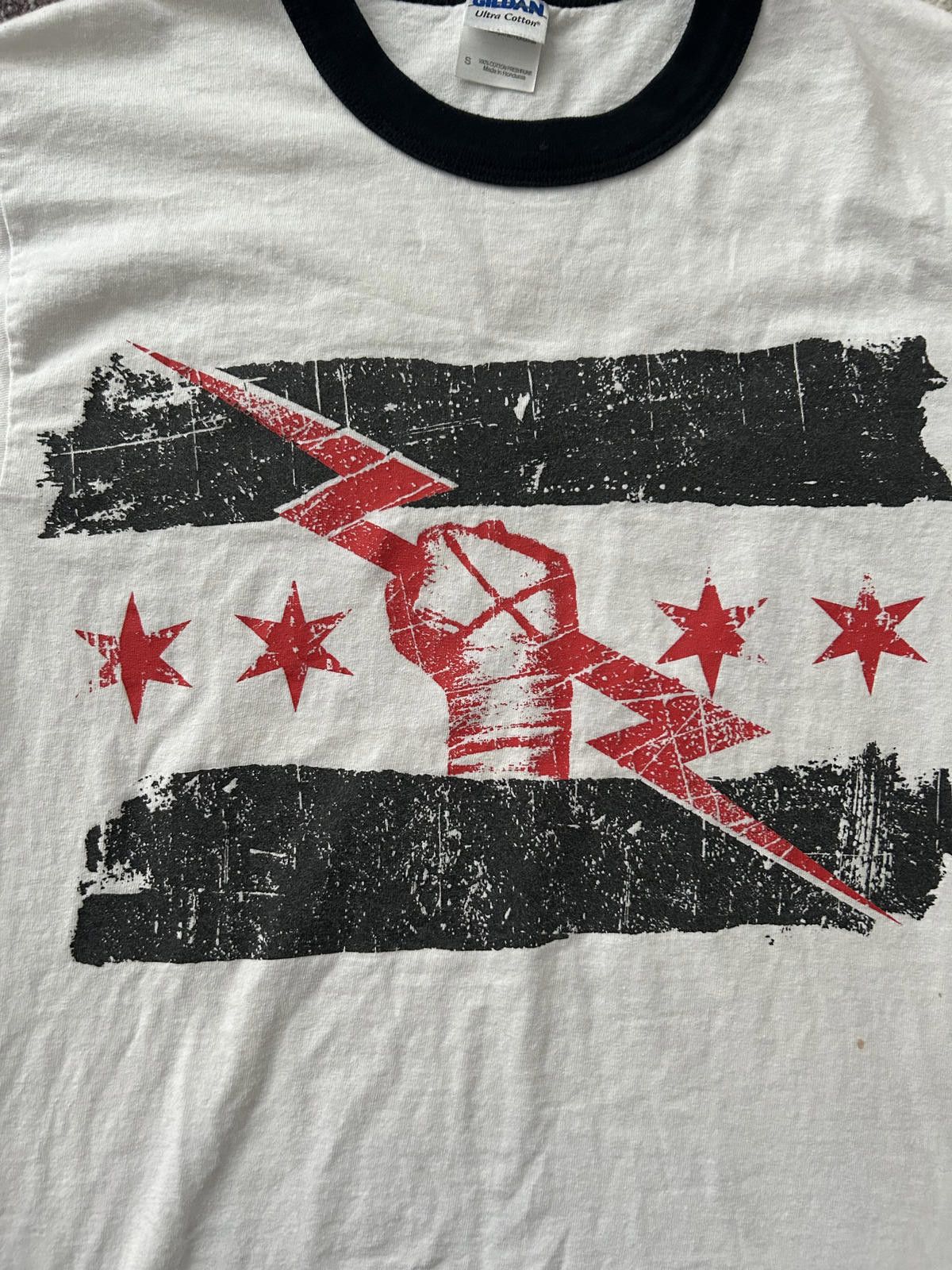 Gildan Vintage WWE CM Punk "Best in the World" Ringer Tee Size US S / EU 44-46 / 1 - 2 Thumbnail