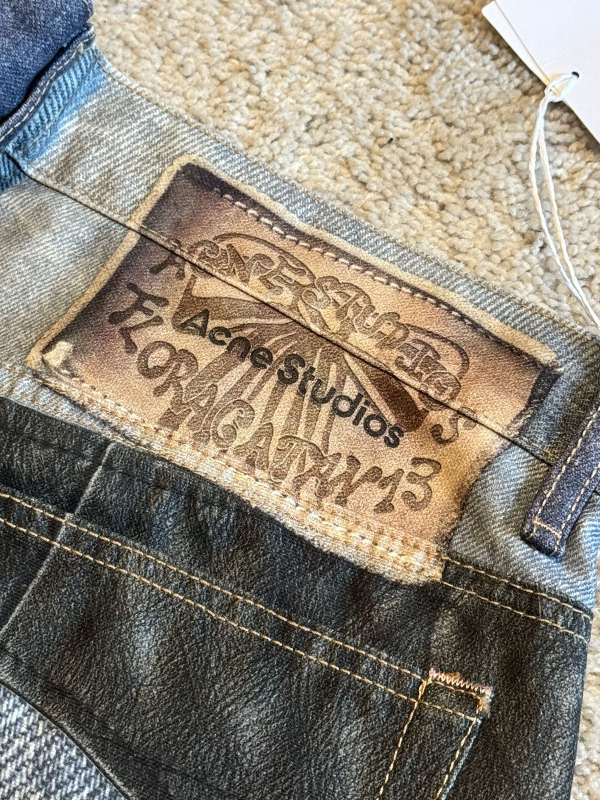Acne Studios Acne Studios 3D printed jeans Size US 34 / EU 50 - 4 Thumbnail