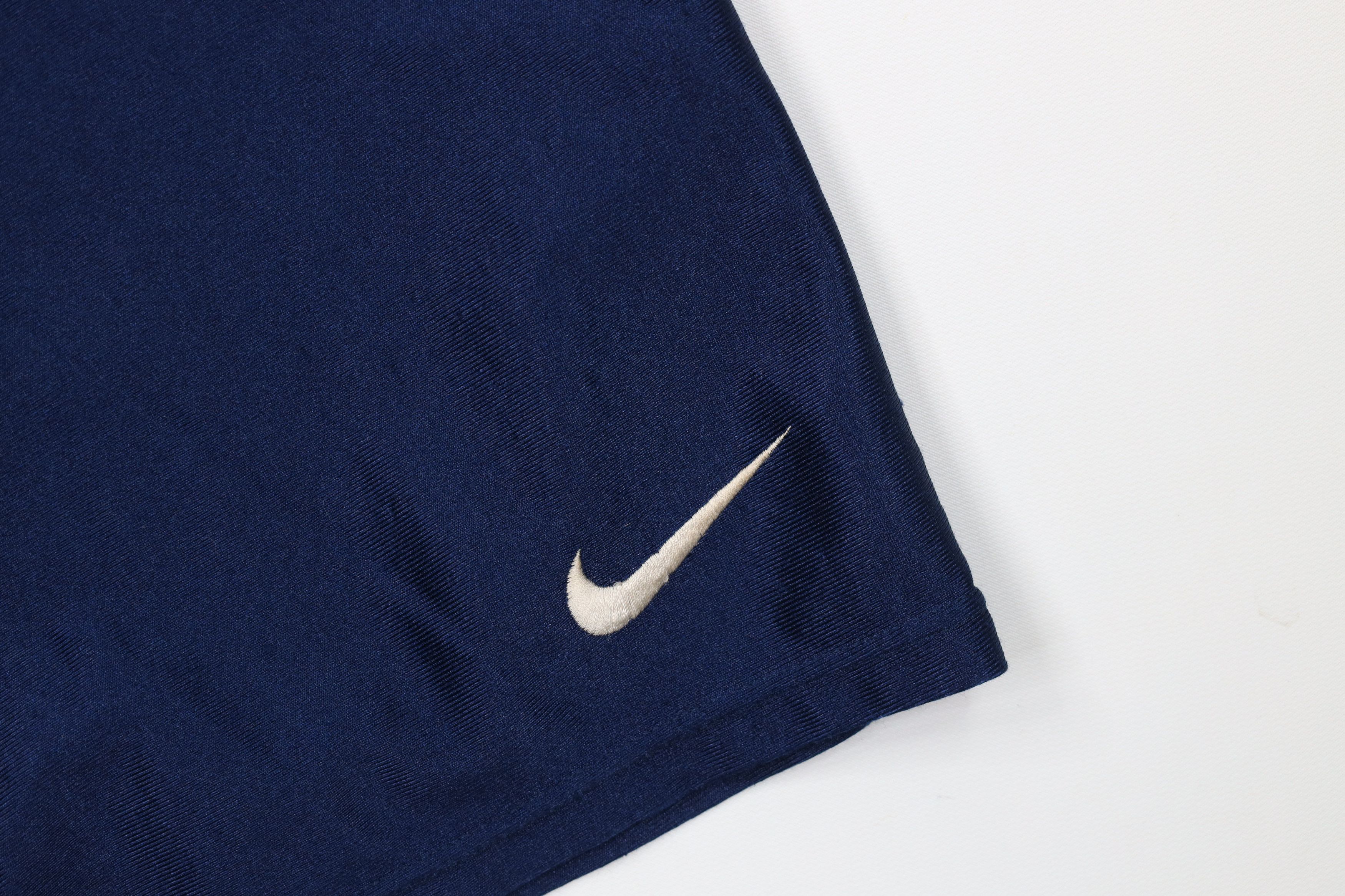 Nike Vintage 90s Nike Mini Swoosh Above Knee Shorts Blue USA Size US 34 / EU 50 - 5 Thumbnail