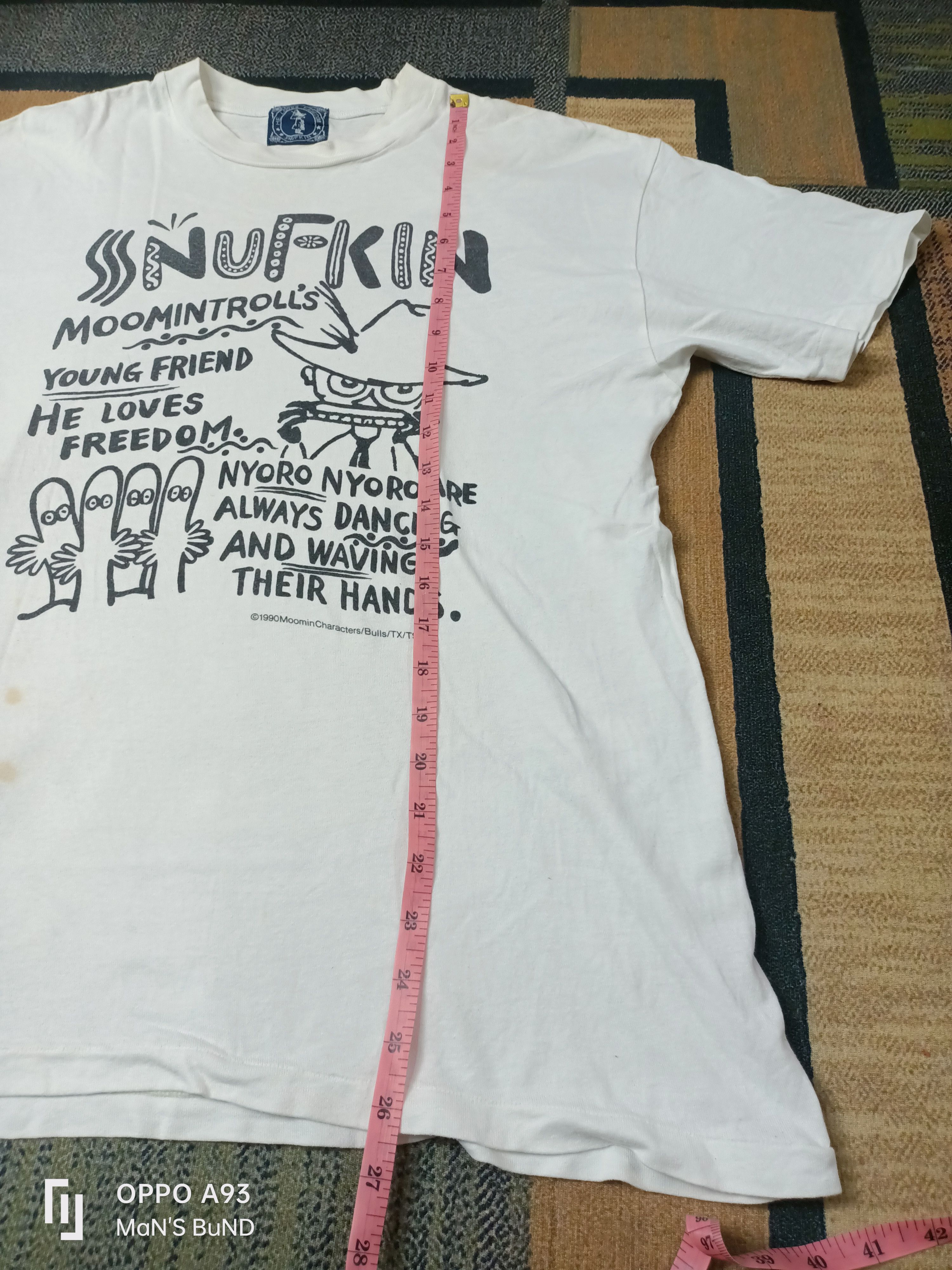 Vintage Vintage 90s SNUFKIN T-Shirt Size US M / EU 48-50 / 2 - 8 Thumbnail