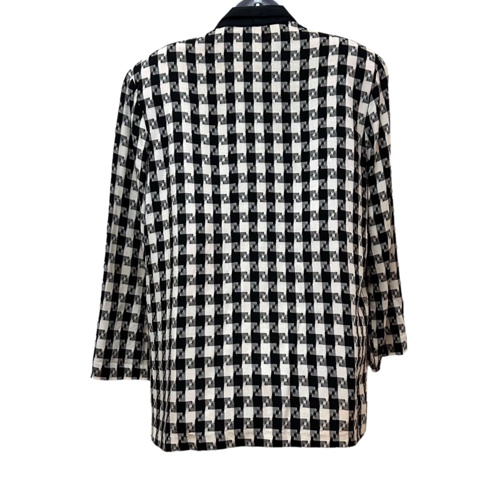 VINTAGE Forenza Women's Blazer Jacket XL Oversized Houndstooth