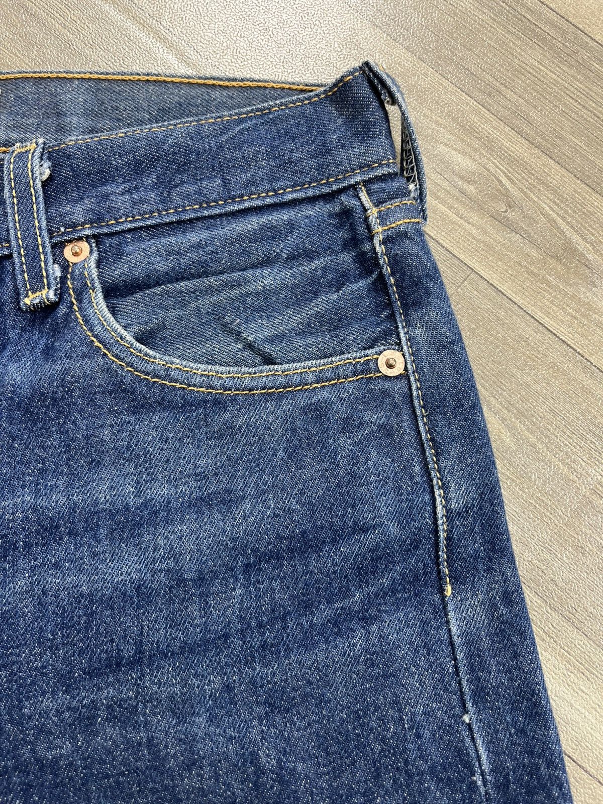 Levi's Vintage Clothing 🇲🇽1990s Vintage Levis 501XX 30x30 Straight Leg Blue Jeans Size US 30 / EU 46 - 6 Thumbnail
