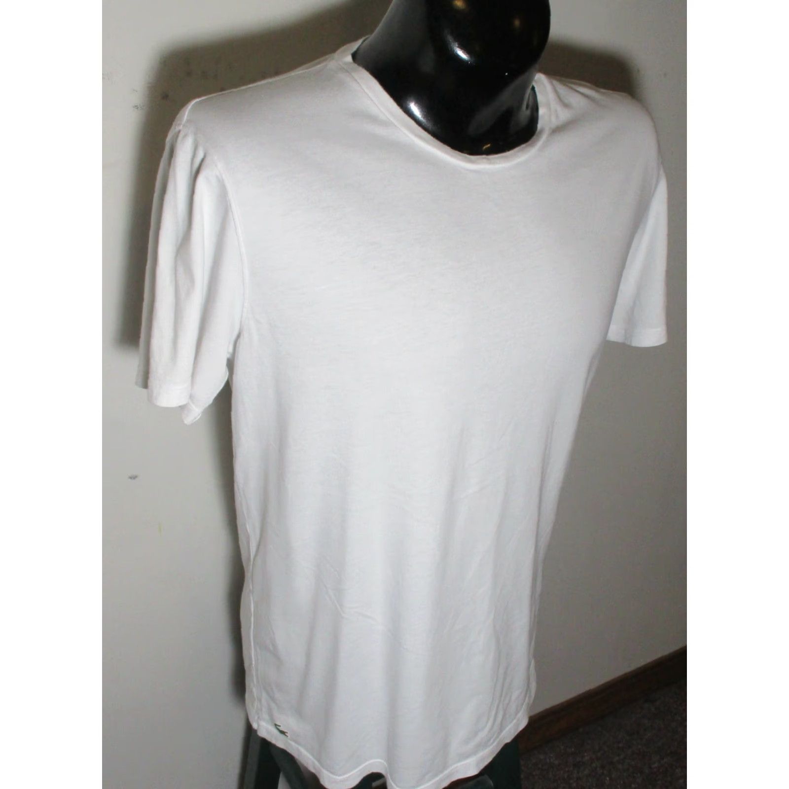 Lacoste Lacoste Labeled WUNDIES White Supima Cotton T-Shirt XL NWOT Men Short Sleeve Crew Neck 100% Cotton Basic Tee Size US XL / EU 56 / 4 - 3 Thumbnail