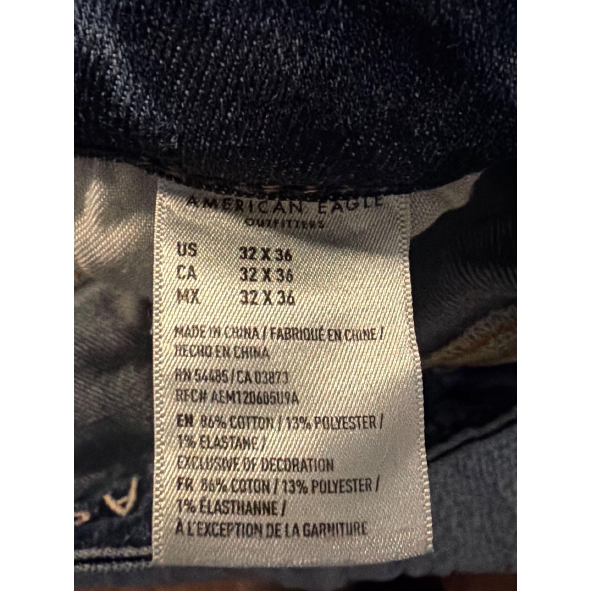 American Eagle Outfitters American Eagle Airflex+ Distressed Skinny Jeans Mens Size 32 Size US 32 / EU 48 - 7 Thumbnail