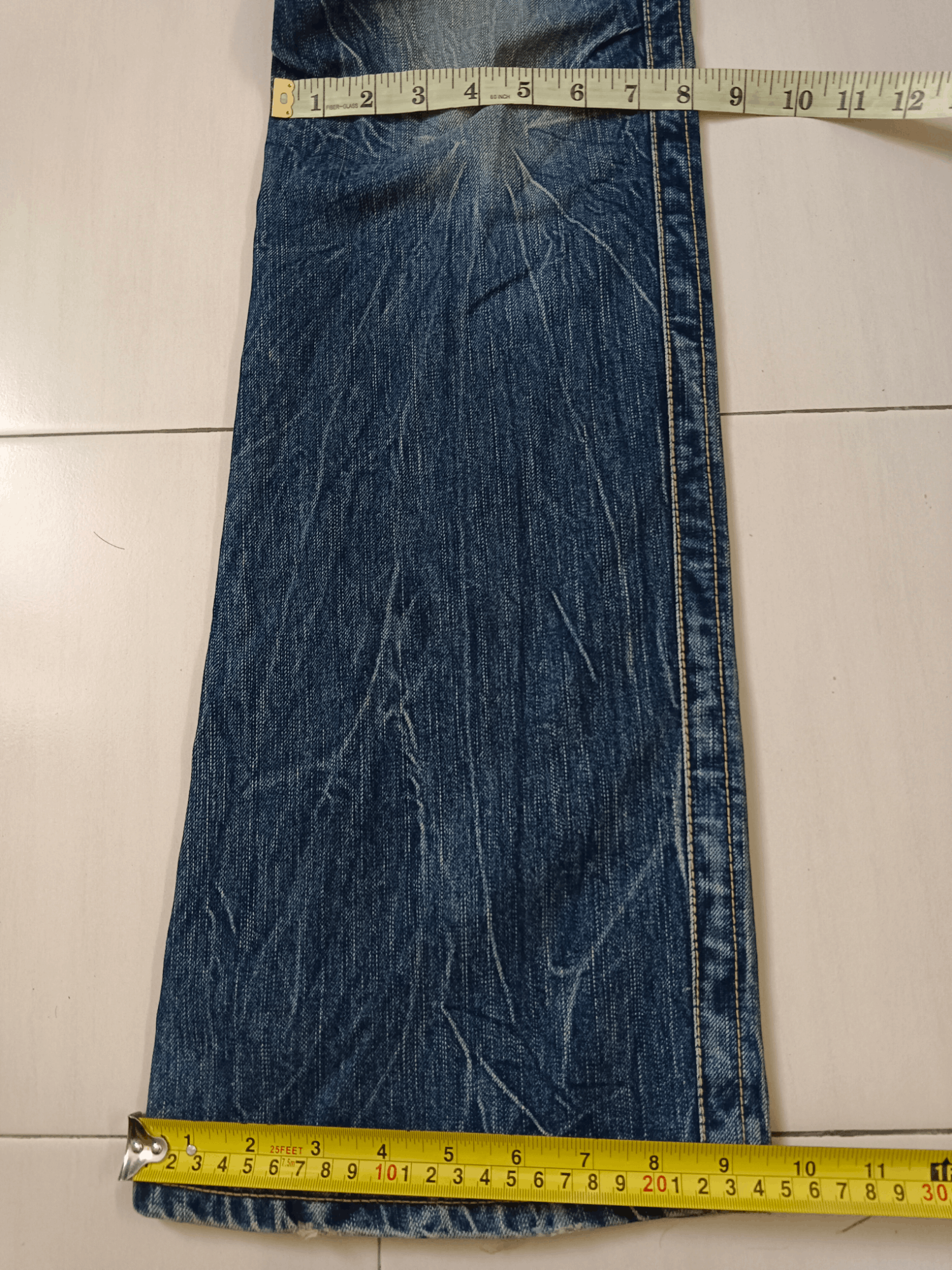 Blue Blue Japan 💥Blue Way💥 Seditionaries Punk Flare Jeans Size US 33 - 8 Thumbnail