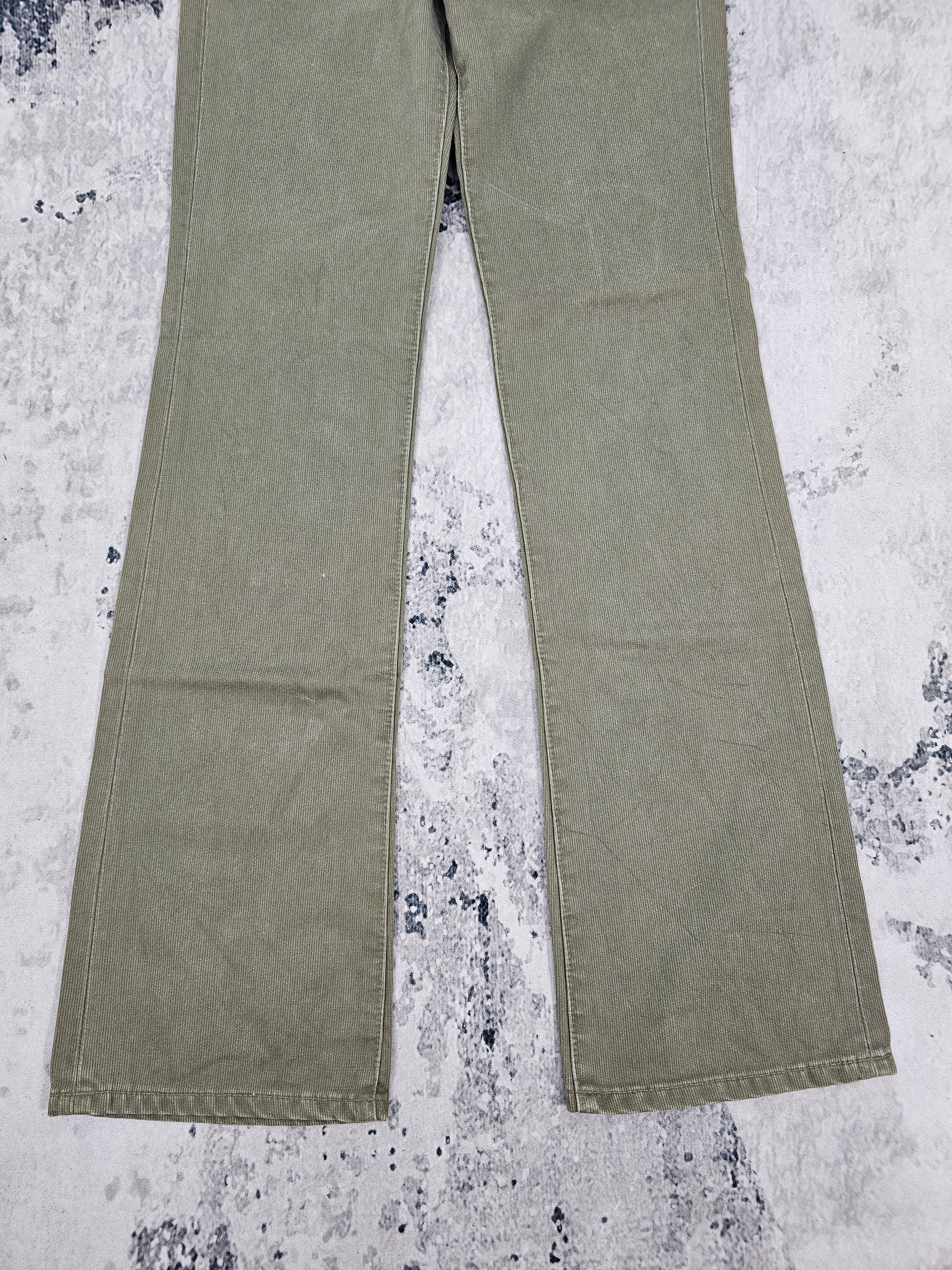Denime DENIME Green Bootcut Flare Jeans Pants JB0279 Size 29x33.5 Size US 29 - 3 Thumbnail