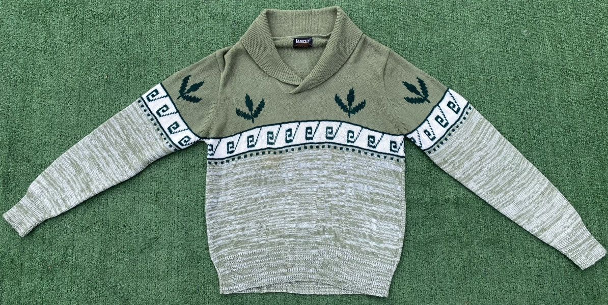 Vintage Vintage 70’s Campus Shawl Neck Sweater Womens Small Size S / US 4 / IT 40 - 2 Thumbnail