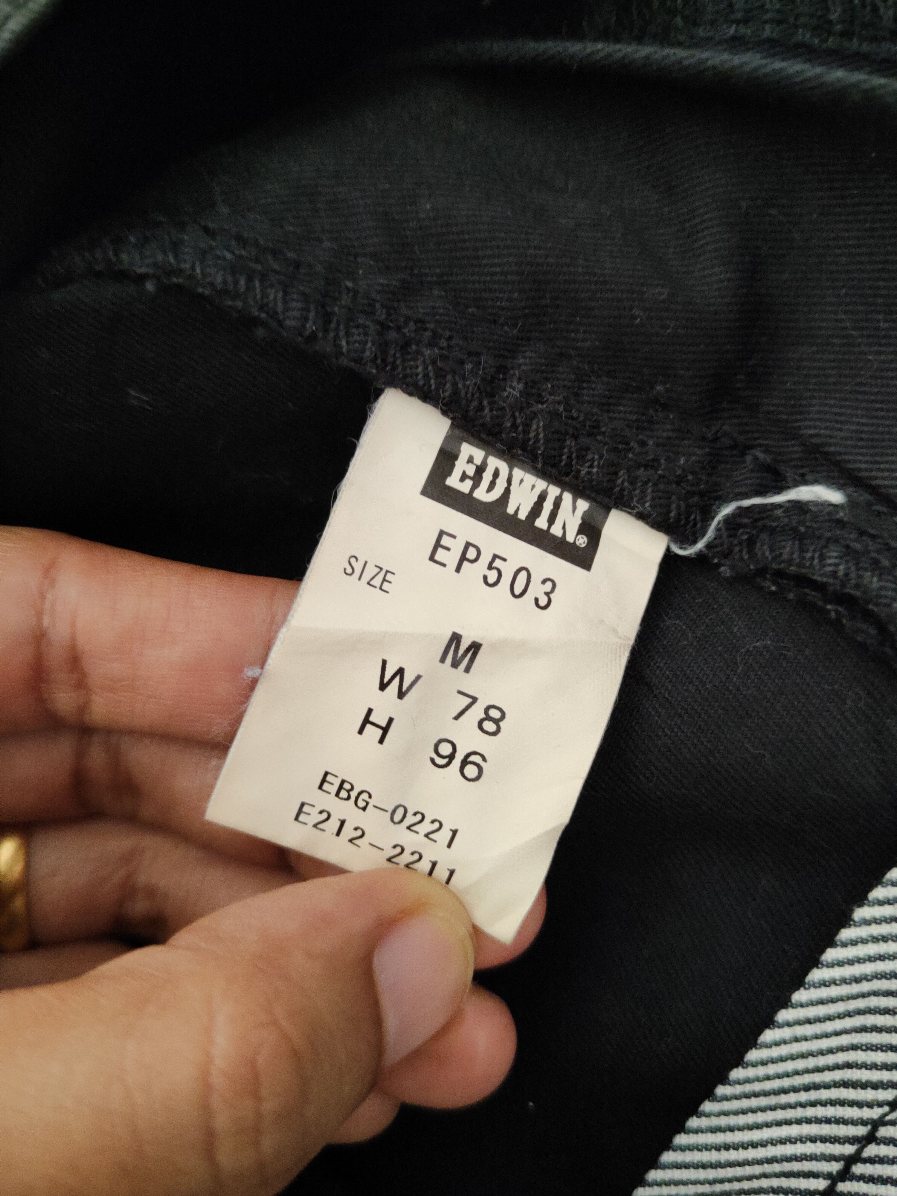 Edwin Edwin Black Faded Casual Pants #W2222 Size US 31 - 16 Thumbnail