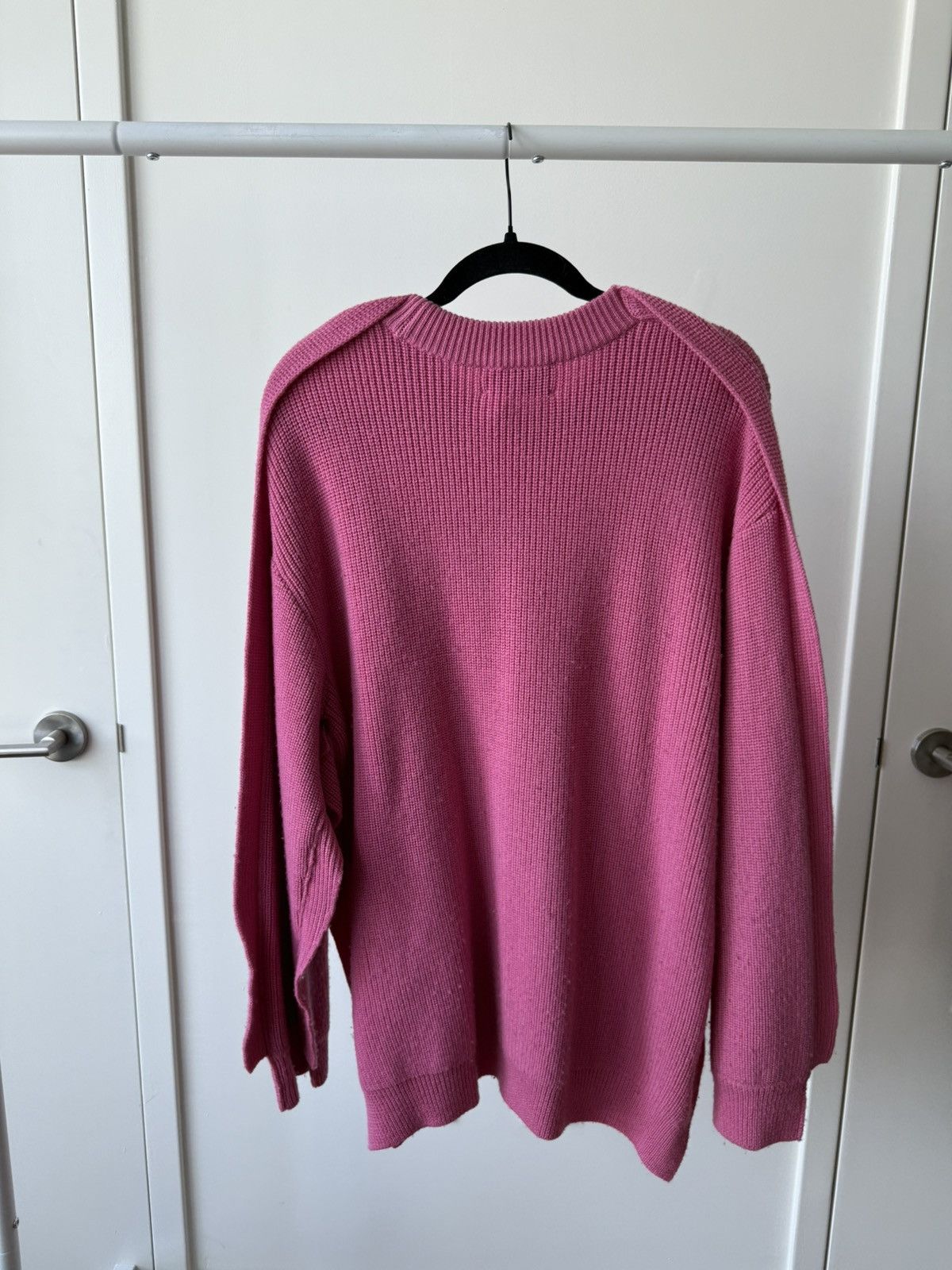 Ambush Design Ambush double shouldering sweater in pink Size US M / EU 48-50 / 2 - 2 Thumbnail