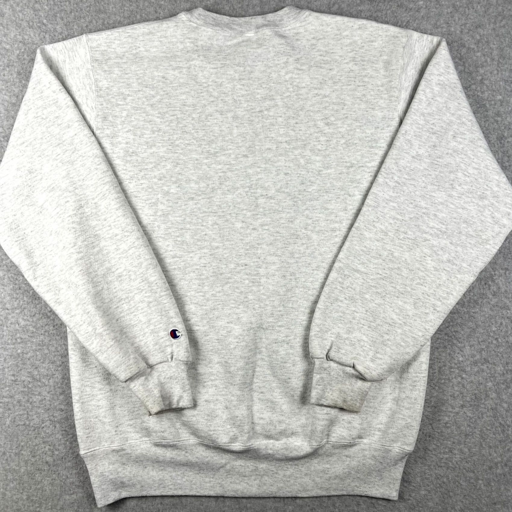 Champion VINTAGE Champion Sweatshirt Mens Large Grey Crew Wyoming USA Made 90s Y2K Size US L / EU 52-54 / 3 - 2 Thumbnail
