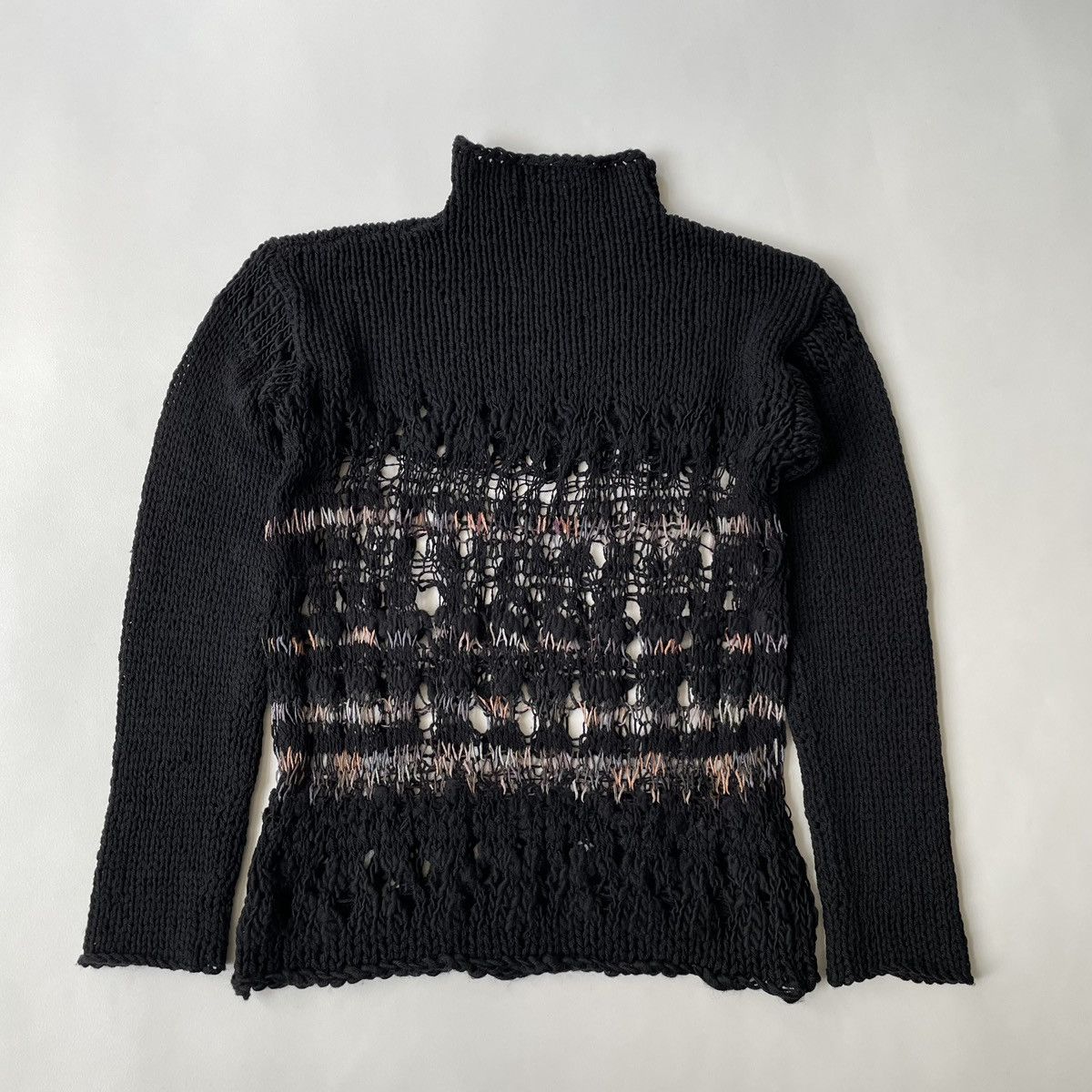 Dries Van Noten Candy Cobweb Knit Punk Sweater Size S / US 4 / IT 40 - 11 Thumbnail