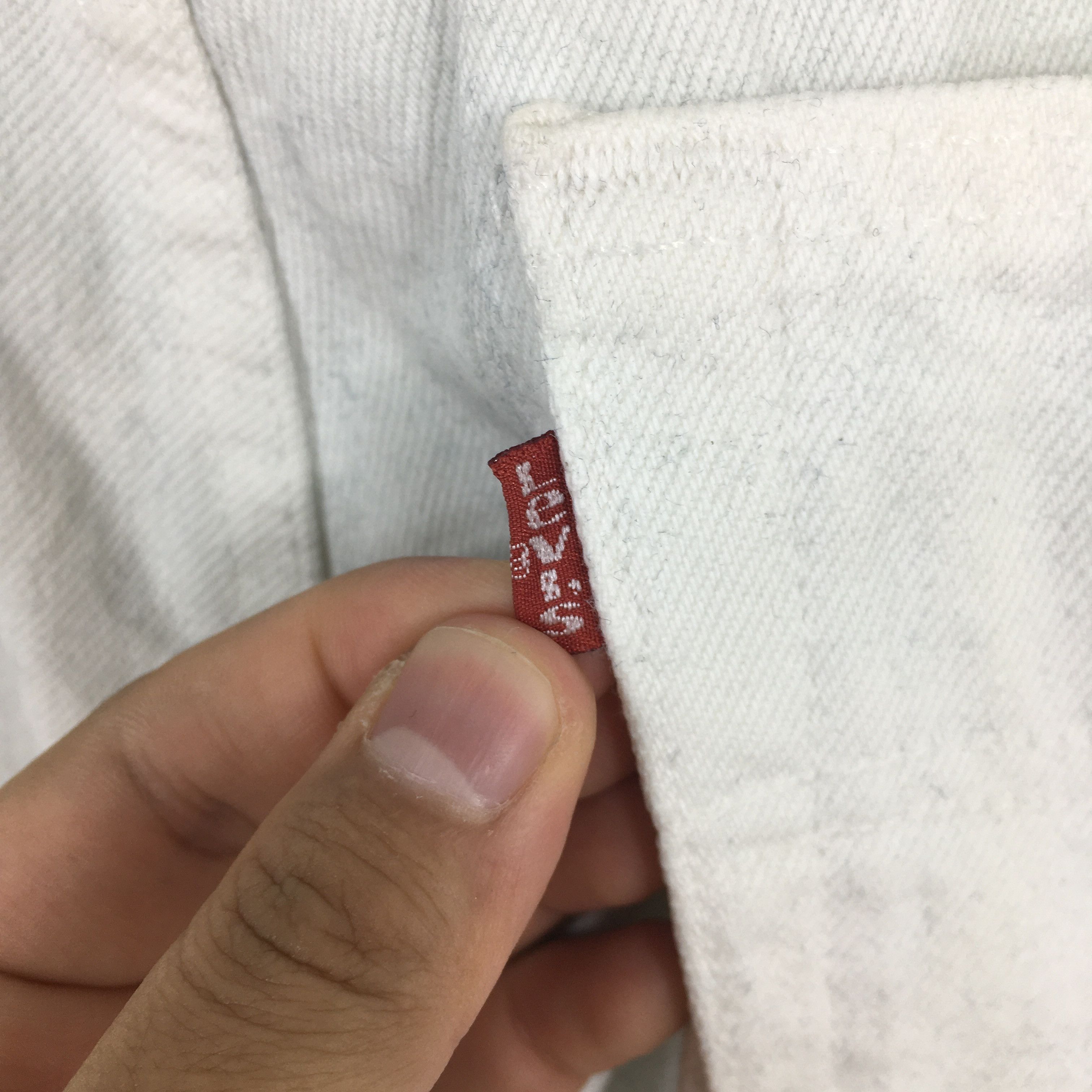 Levi's Size 28x29.5 Vintage 80s Levi's 501 White Jeans S1044 Size 28" / US 6 / IT 42 - 12 Thumbnail