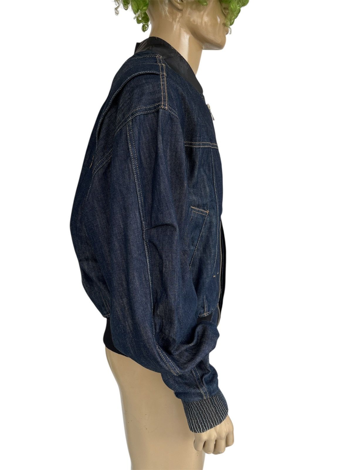 Juun.J SS16 RUNWAY Bomber Denim Jacket Size US L / EU 52-54 / 3 - 4 Thumbnail
