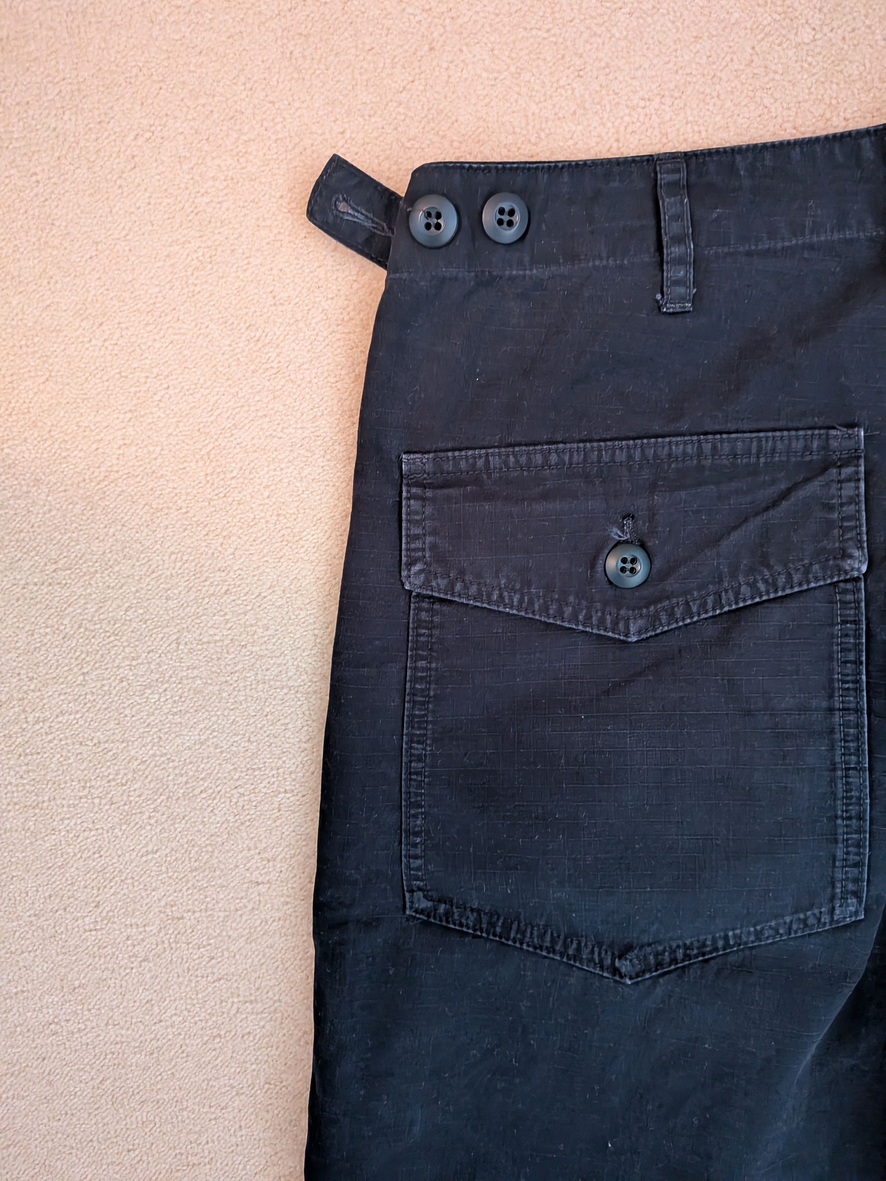 Natalino Japanese Fatigue Pant - Navy Ripstop Size US 32 / EU 48 - 7 Thumbnail