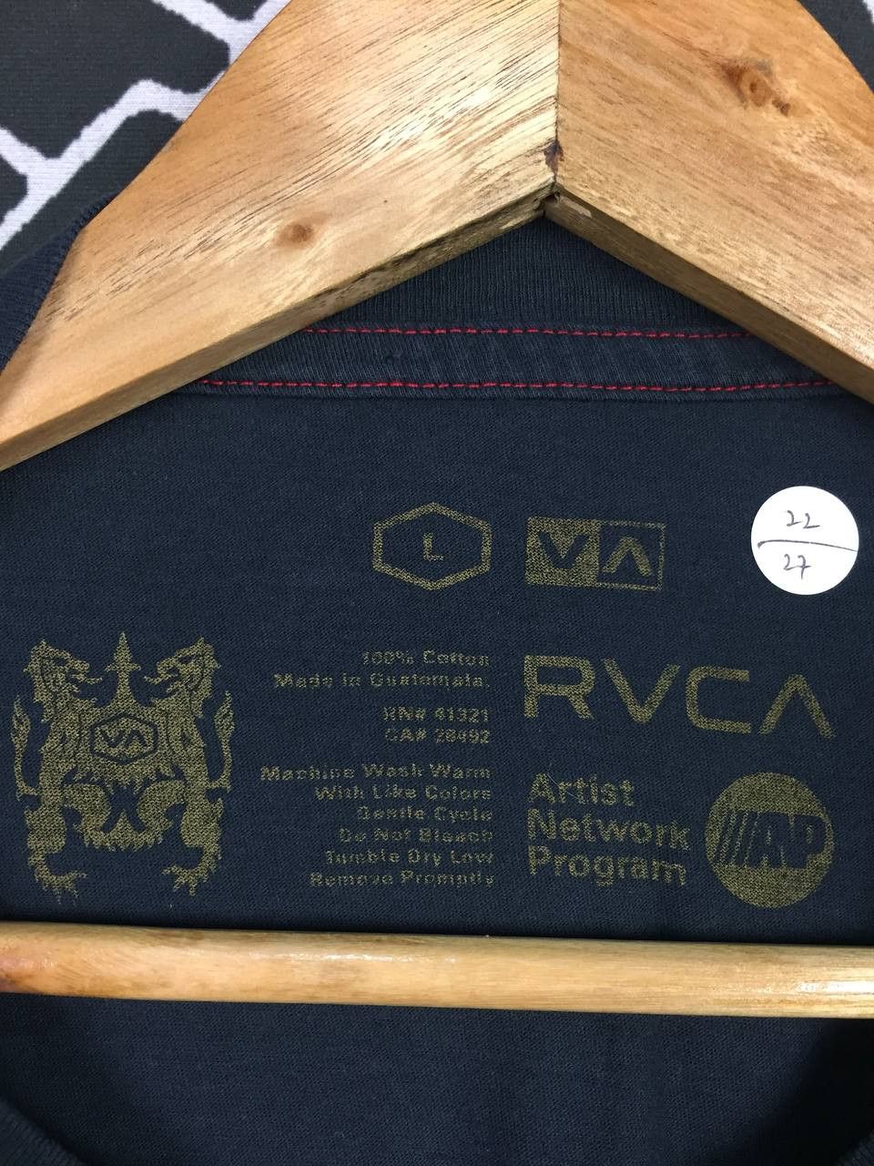 RVCA RVCA Lovers And Haters Skate Surf Tee Size US L / EU 52-54 / 3 - 9 Thumbnail