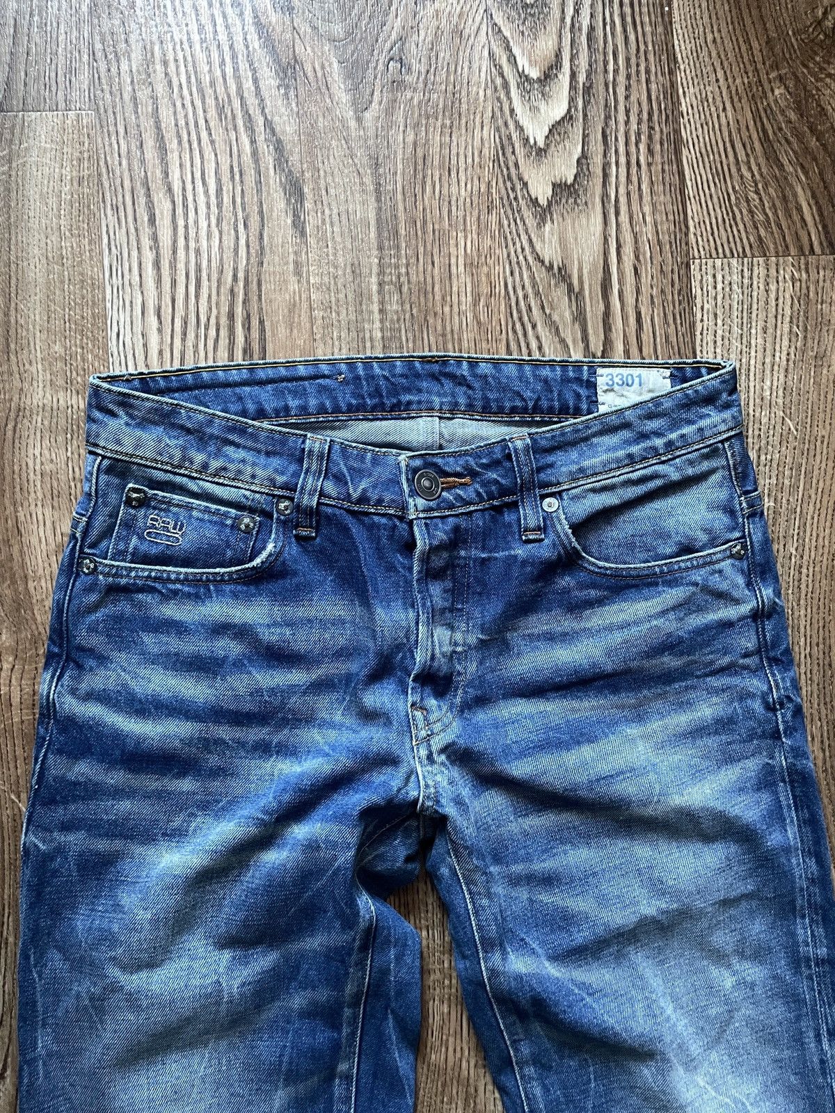G-Star Vintage G Star Raw denim distressed pants Jeans Size US 29 - 6 Thumbnail