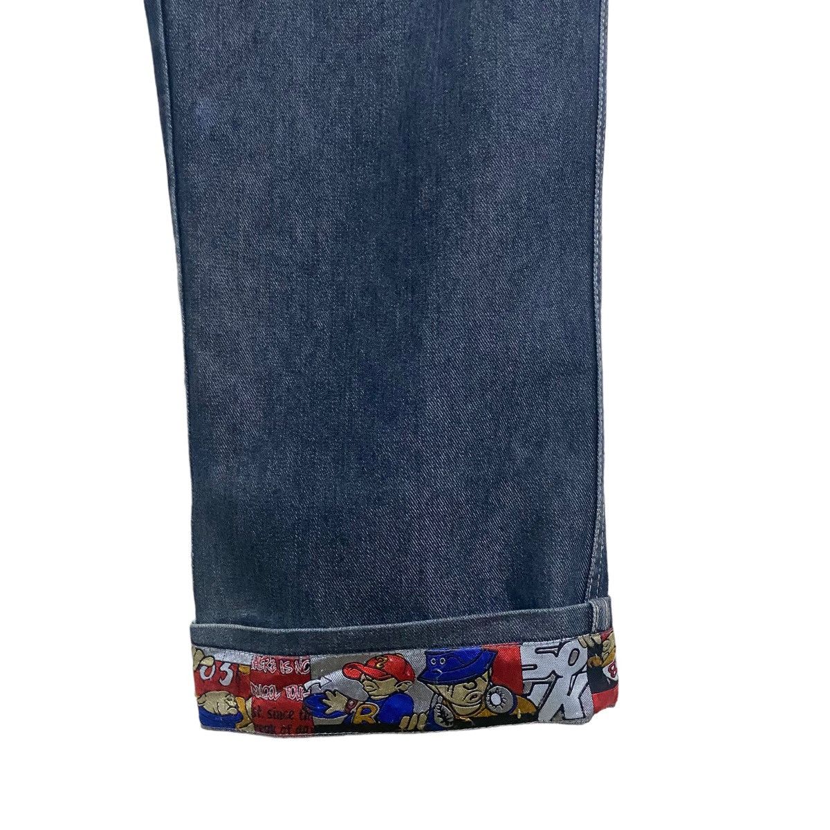 JNCO Vintage SOHK School Of Hard Knocks Denim Baggy Pants Size US 31 - 8 Thumbnail