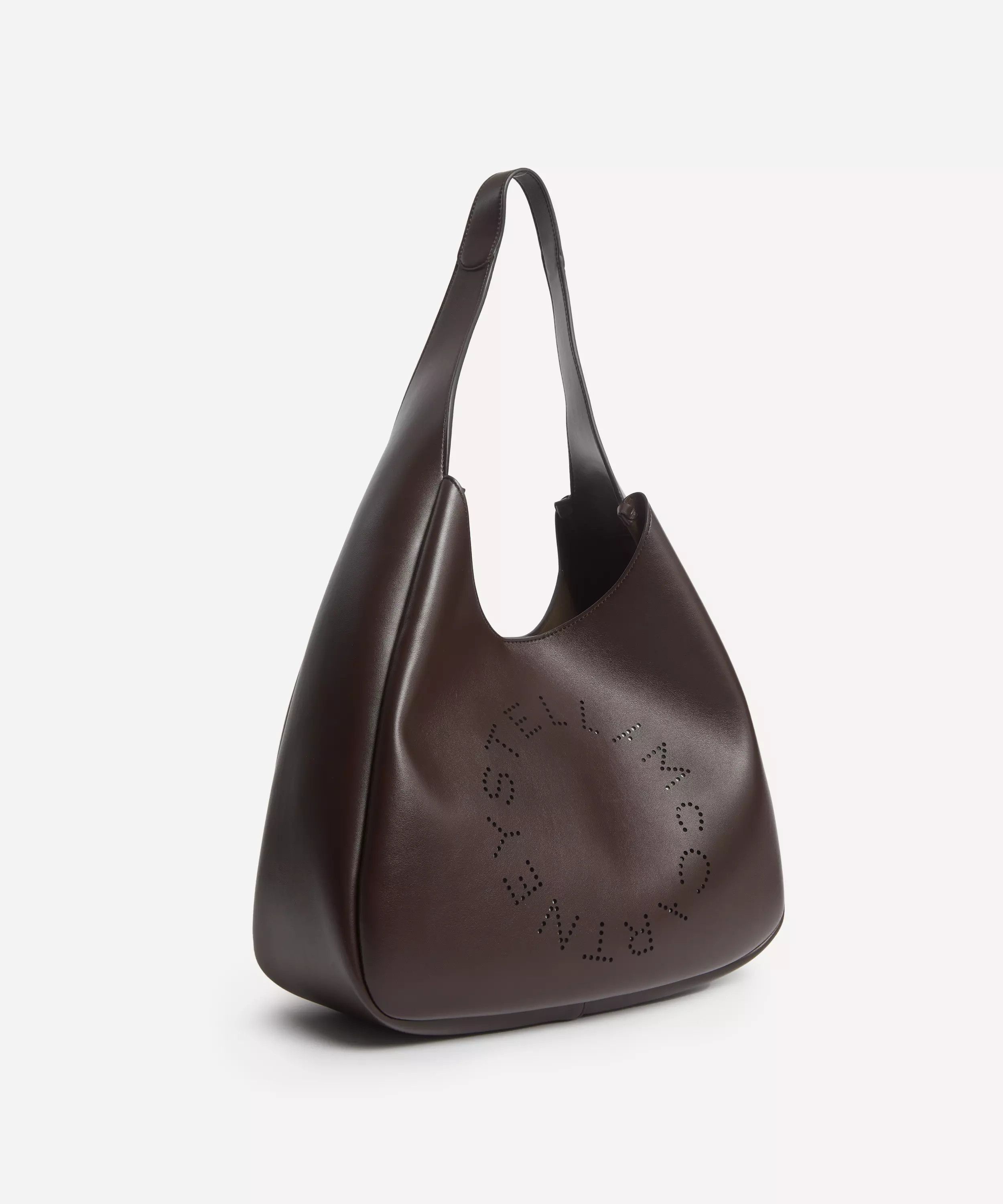 Stella McCartney o1s22i1n1024 Size: OS / Square Stella Logo Tote Bag in Brown Size ONE SIZE - 3 Thumbnail