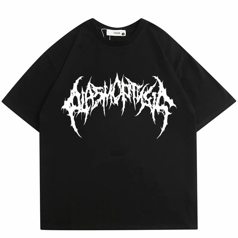 Designer × Vintage Men’s Y2K Streetwear Graphic Tee Cotton Oversized Top Size US L / EU 52-54 / 3 - 1 Preview