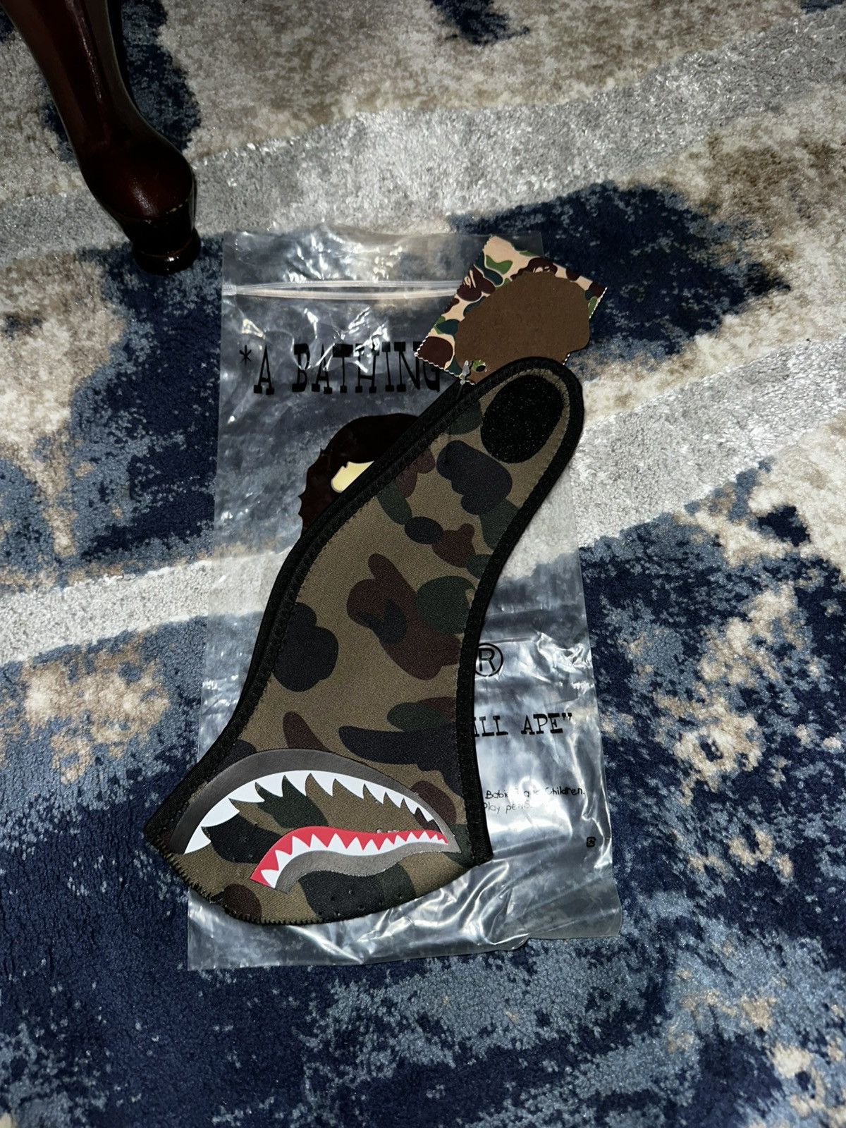 Bape Bape army camo (FW20) Shark Mask Size ONE SIZE - 7 Thumbnail